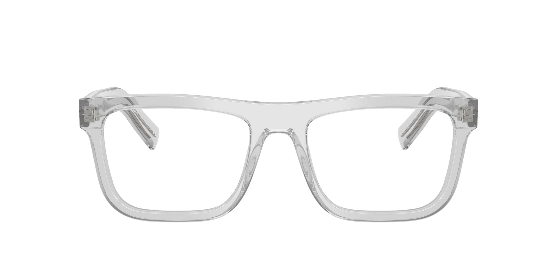 Prada 0PRC03V Frame Transparent Grey Male Full Shell Frame — Transparent Grey frame — alternate view