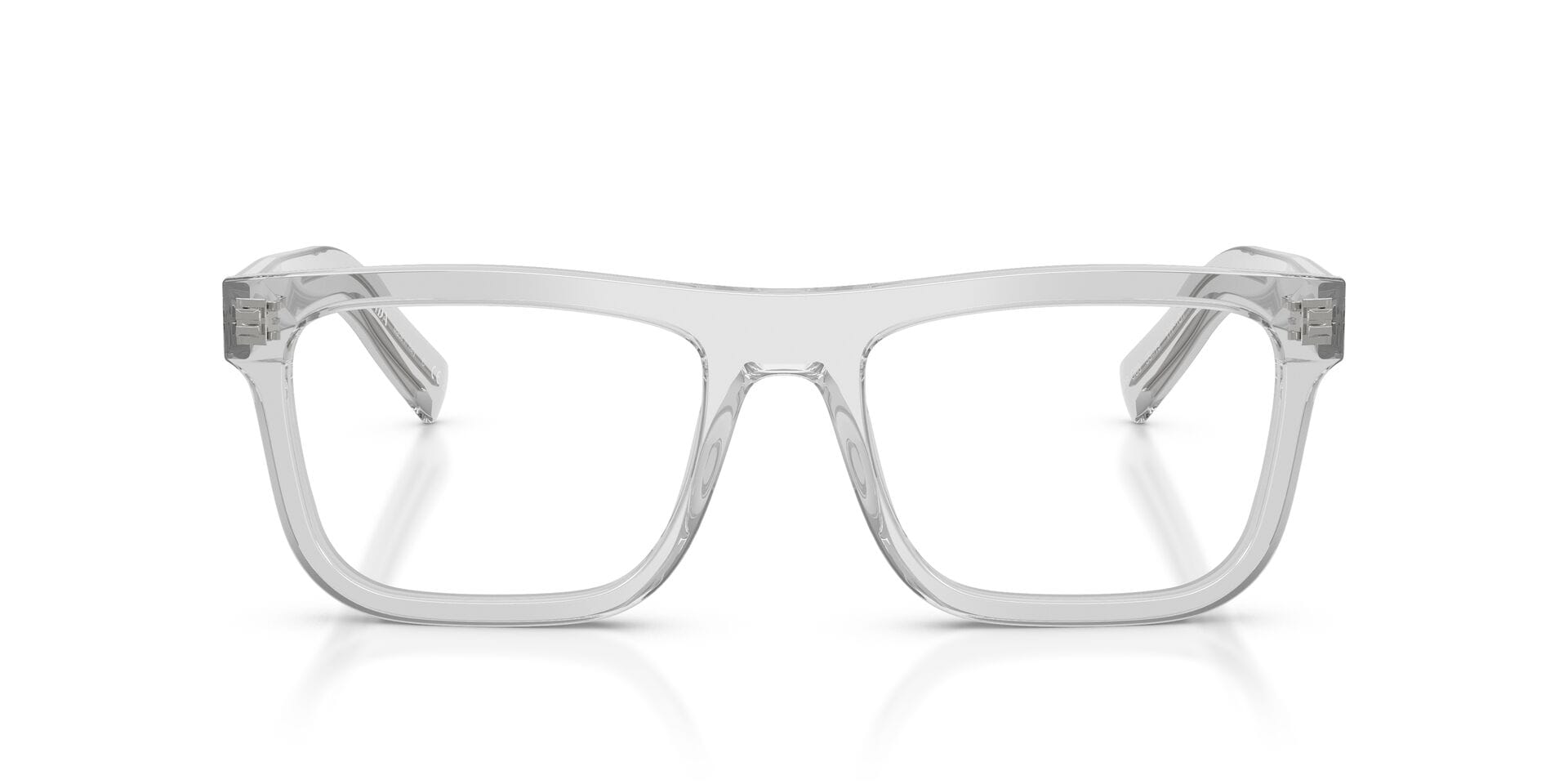 Prada 0PRC03V Frame Transparent Grey Male Full Shell Frame — Transparent Grey frame — view 4