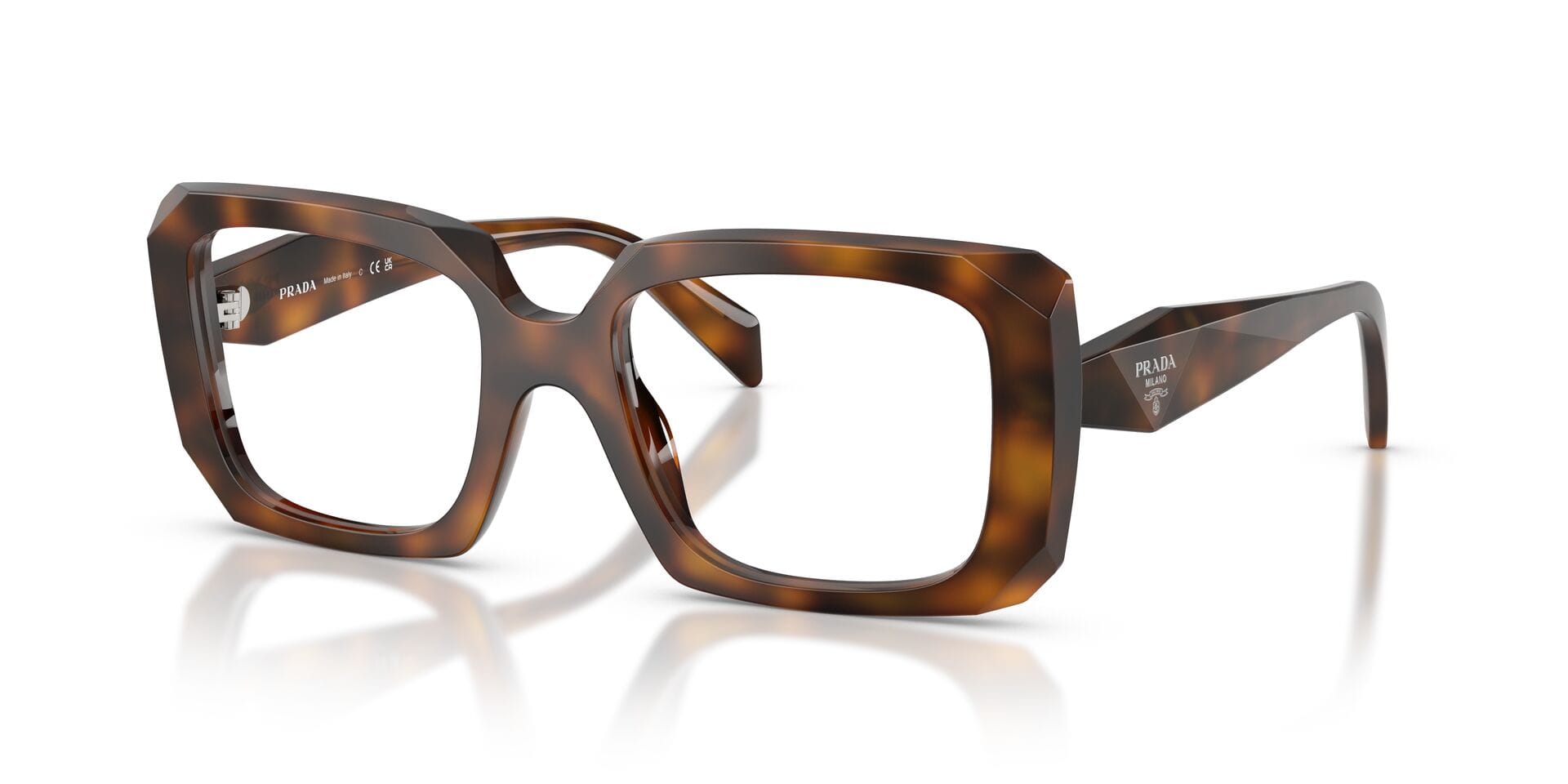 Prada 0PRC09V Frame Havana Female Full Shell Frame — Havana frame — view 1