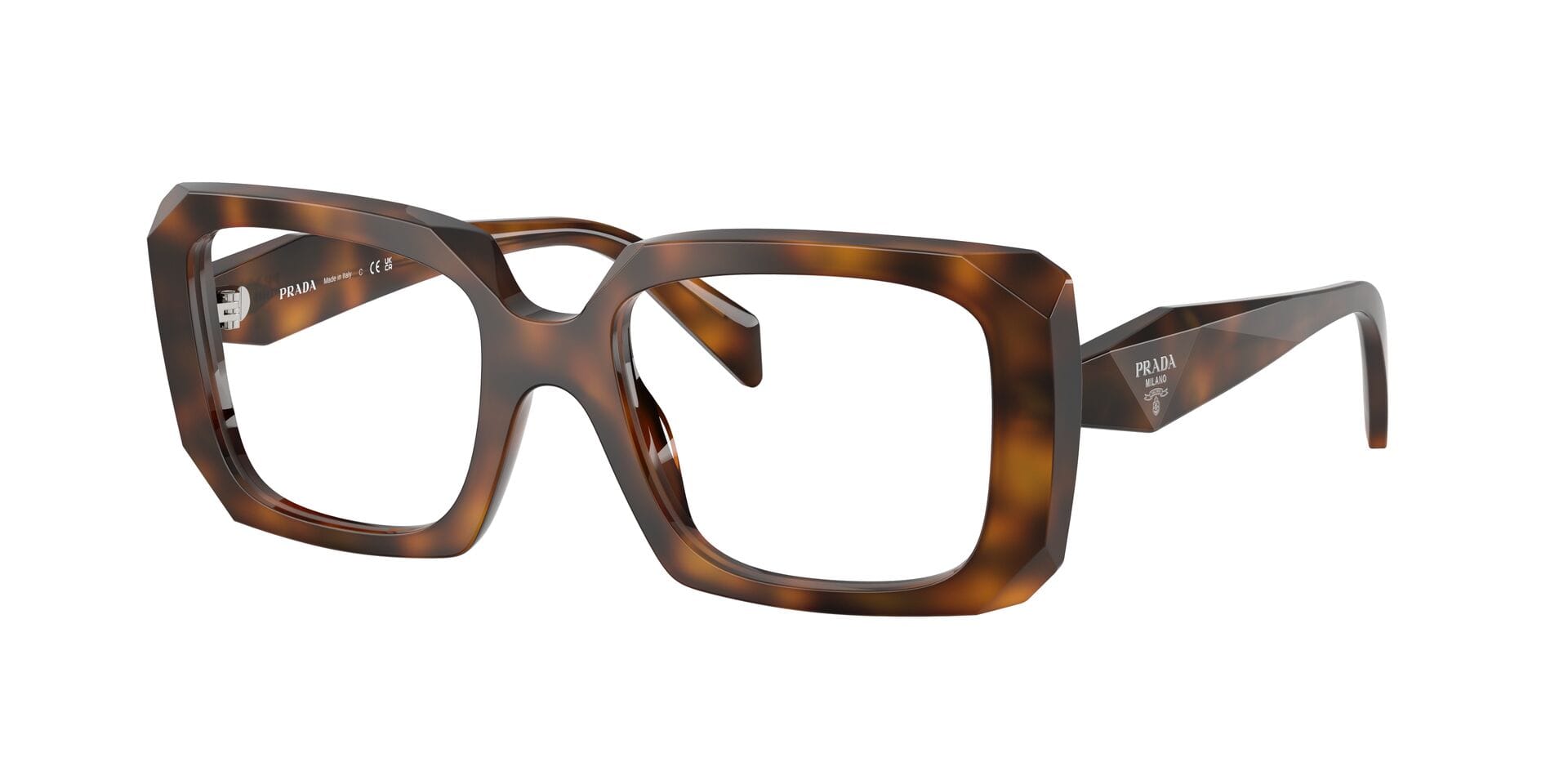 Prada 0PRC09V Frame Havana Female Full Shell Frame — Havana frame — view 3