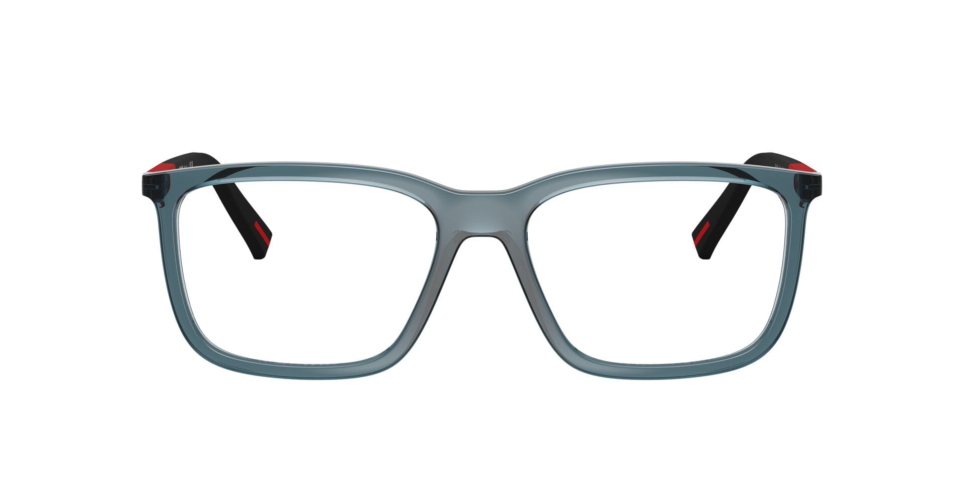 Prada 0PS01SV Frame Transparent Blue Male Full Shell Frame — Transparent Blue frame — alternate view