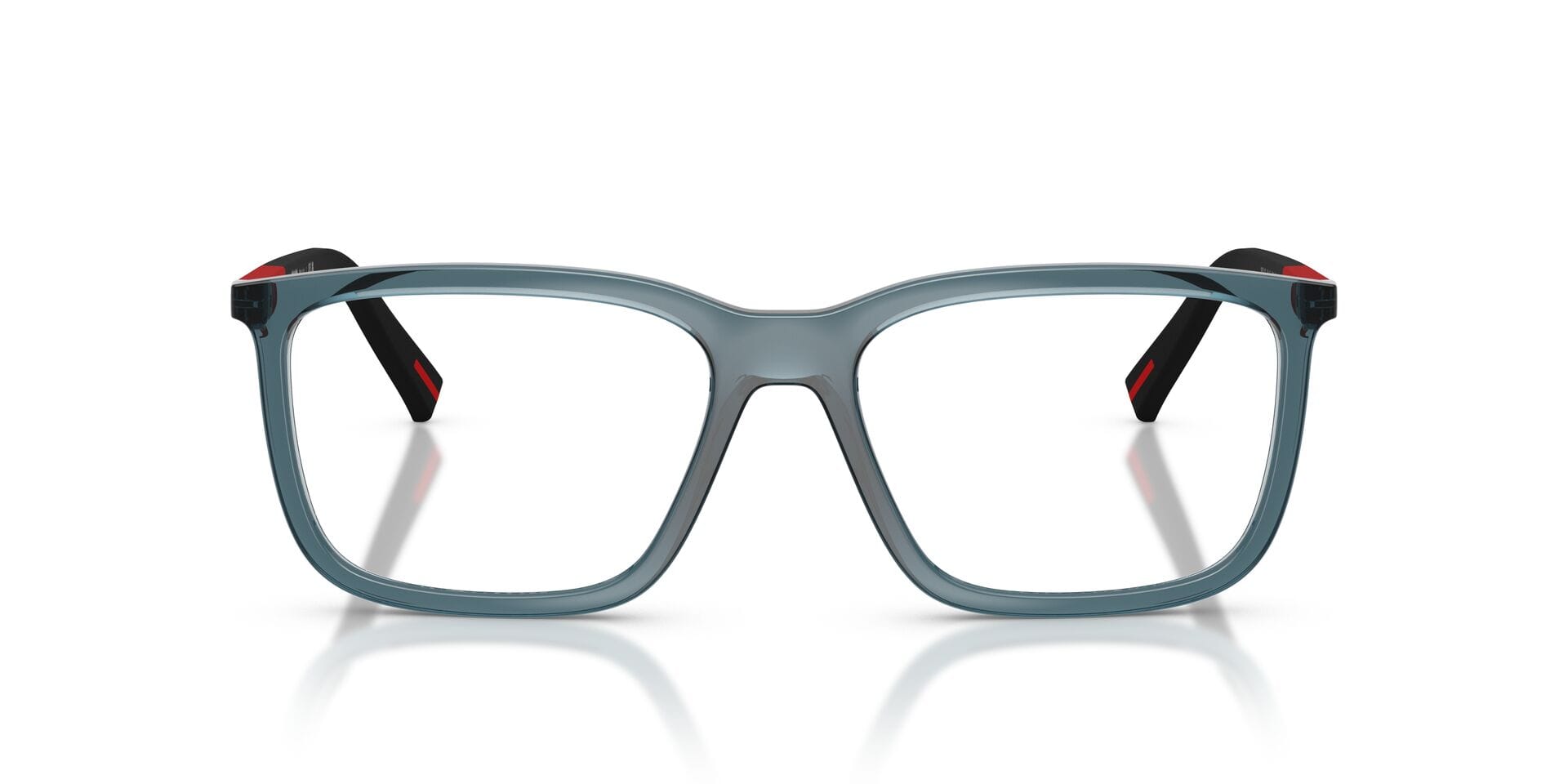 Prada 0PS01SV Frame Transparent Blue Male Full Shell Frame — Transparent Blue frame — view 4