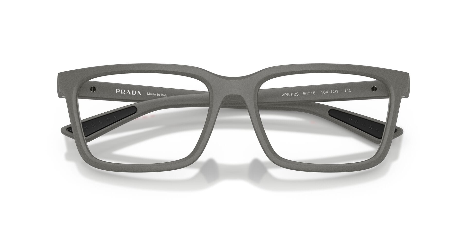 Prada 0PS02SV Frame Grey Male Full Shell Frame — Grey frame — view 7