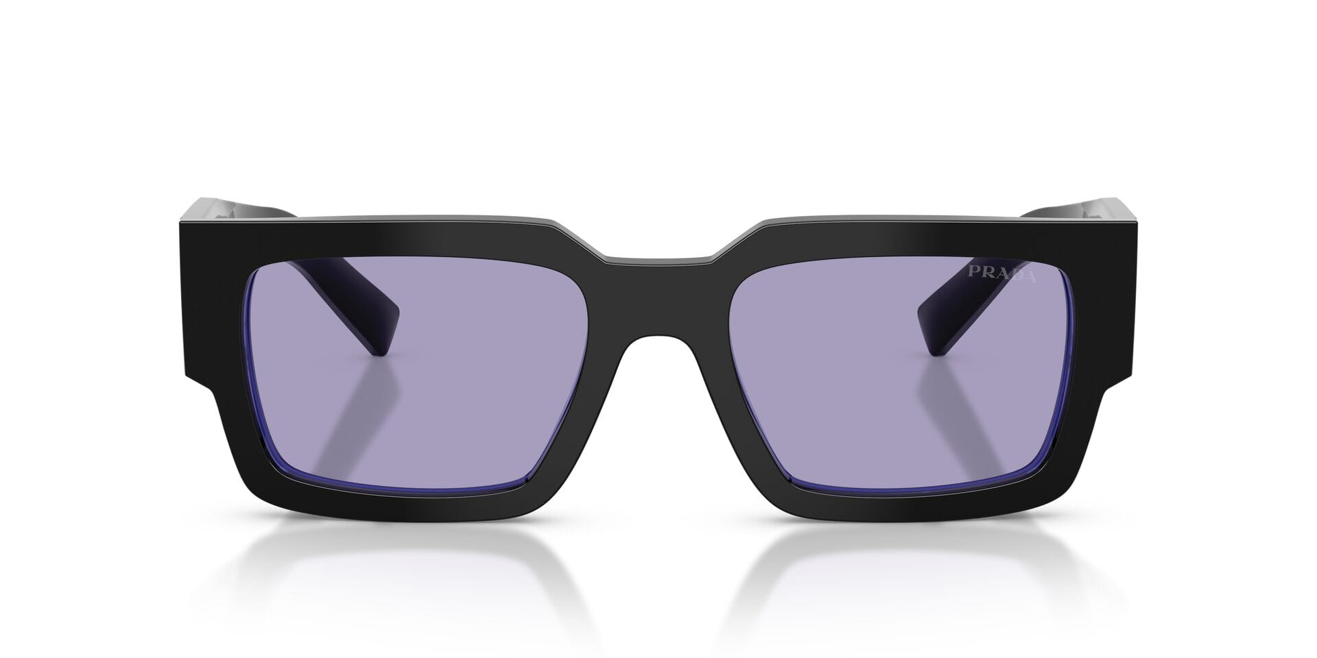 Prada 0PRB17S Sunglass Black Male Full Shell Sunglass — Black frame — view 4
