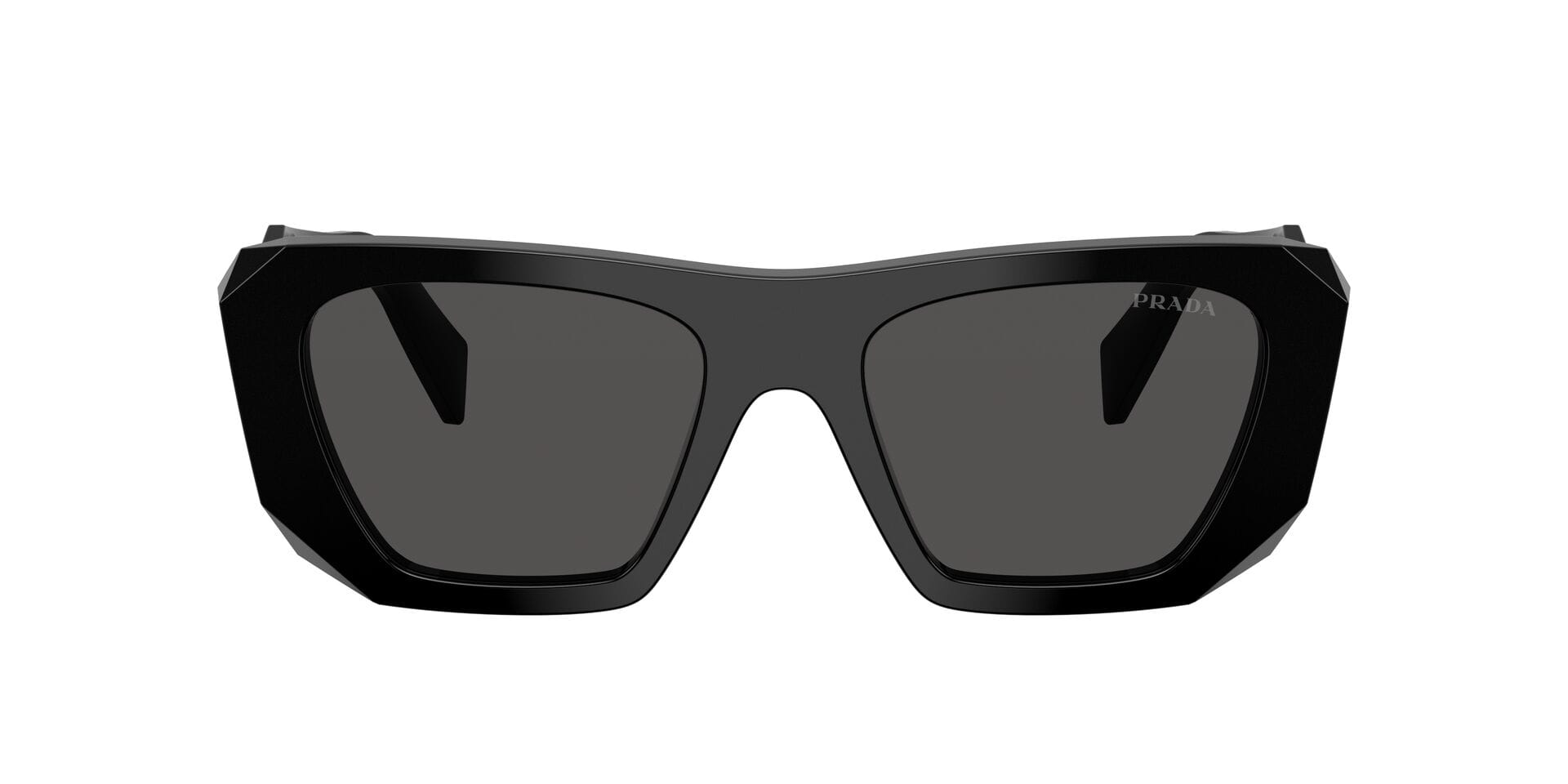 Prada 0PRB18S Sunglass Black Female Full Shell Sunglass — Black frame — alternate view