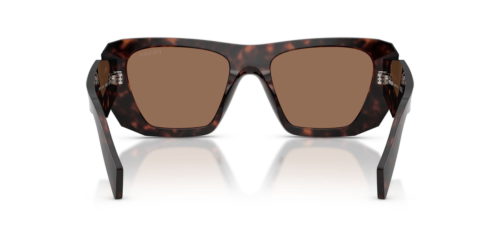 Prada 0PRB18S Sunglass Tortoise Female Full Shell Sunglass — Tortoise frame