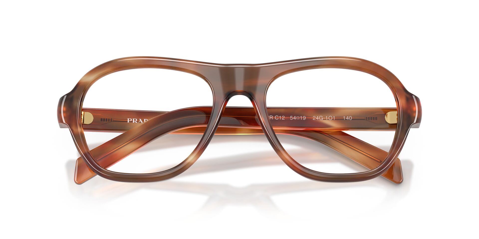 Prada 0PRC12V Frame Brown Female Full Shell Frame — Brown frame — view 7