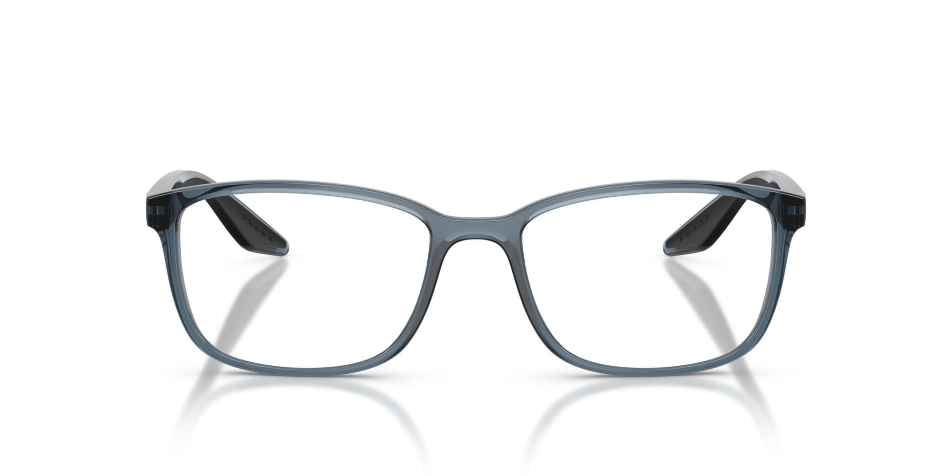 Prada FR Prada 0PS07RV Frame Transparent Blue Male Full Shell Frame — Transparent Blue frame — view 4