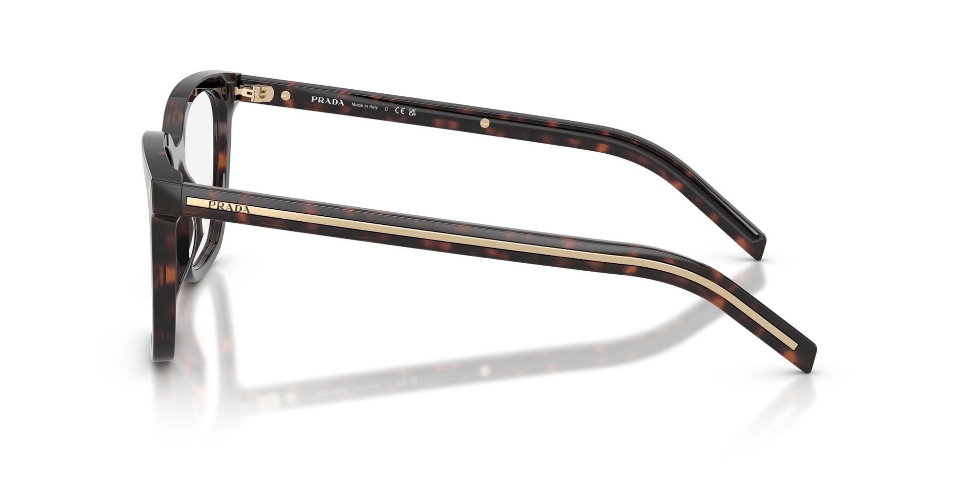 Prada 0PRB11V Frame Tortoise Female Full Shell Frame — Tortoise frame — view 5