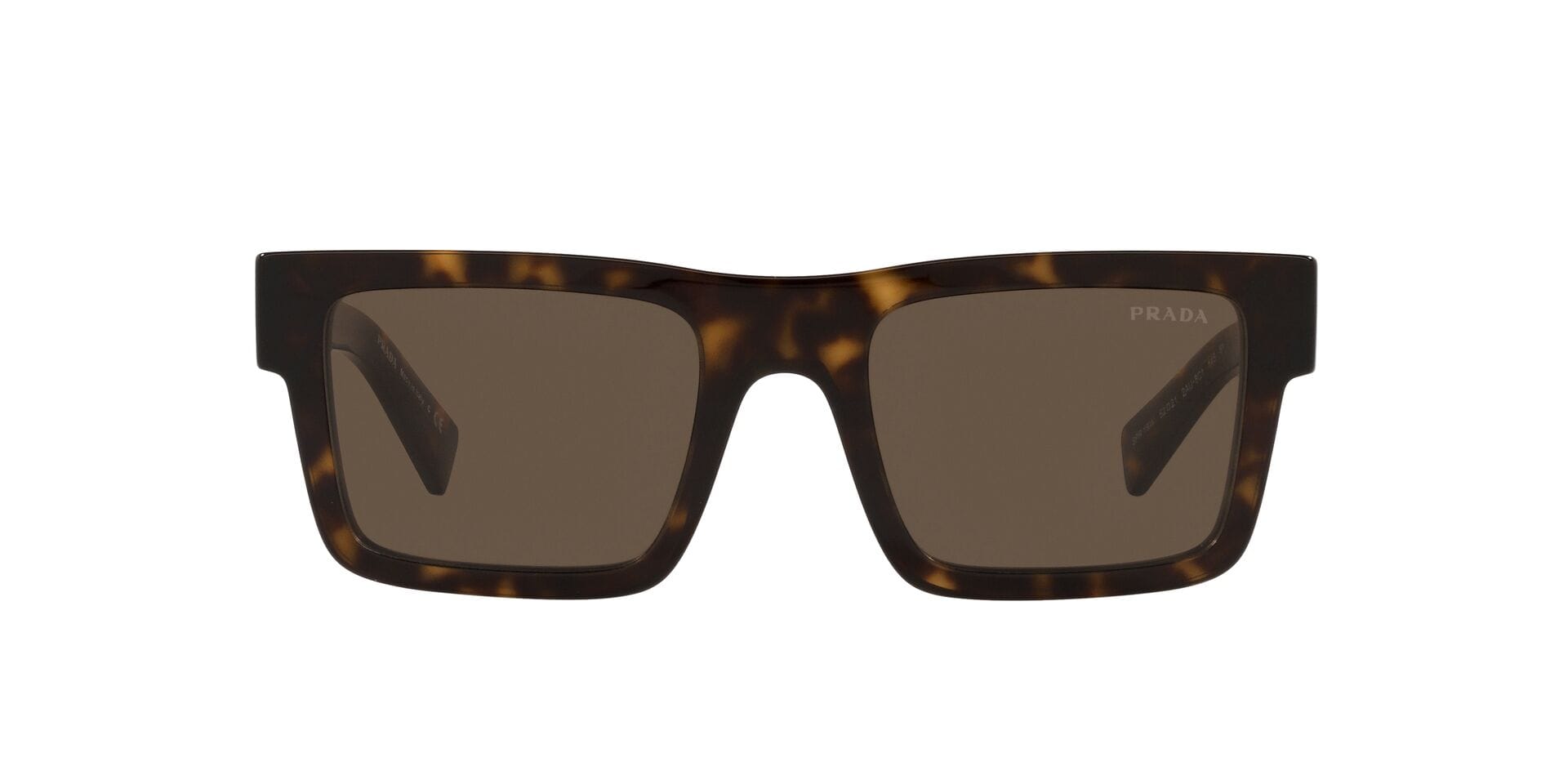 Prada 0PR19WS Sunglass Brown Male Full Shell Sunglass — Brown frame — view 1