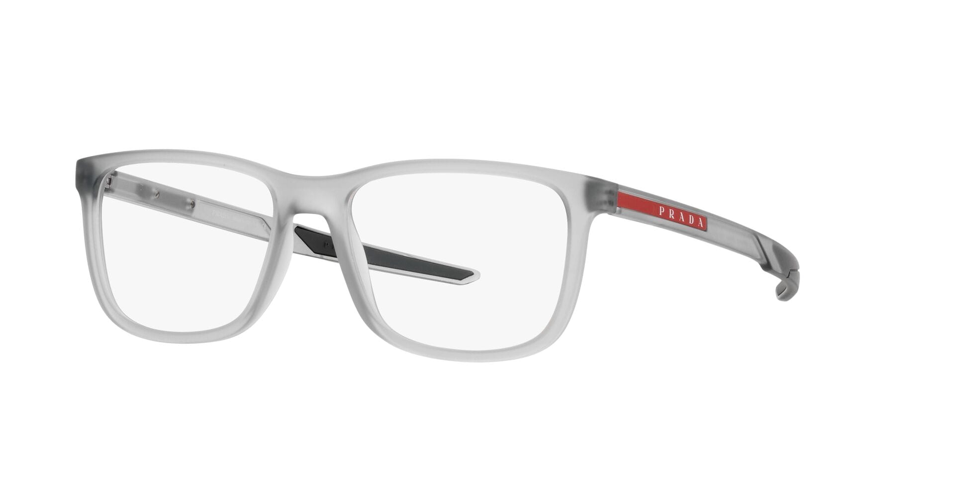 Prada FR Prada 0PS 07OV Frame Transparent Grey Male Shell Shell Frame — view 1