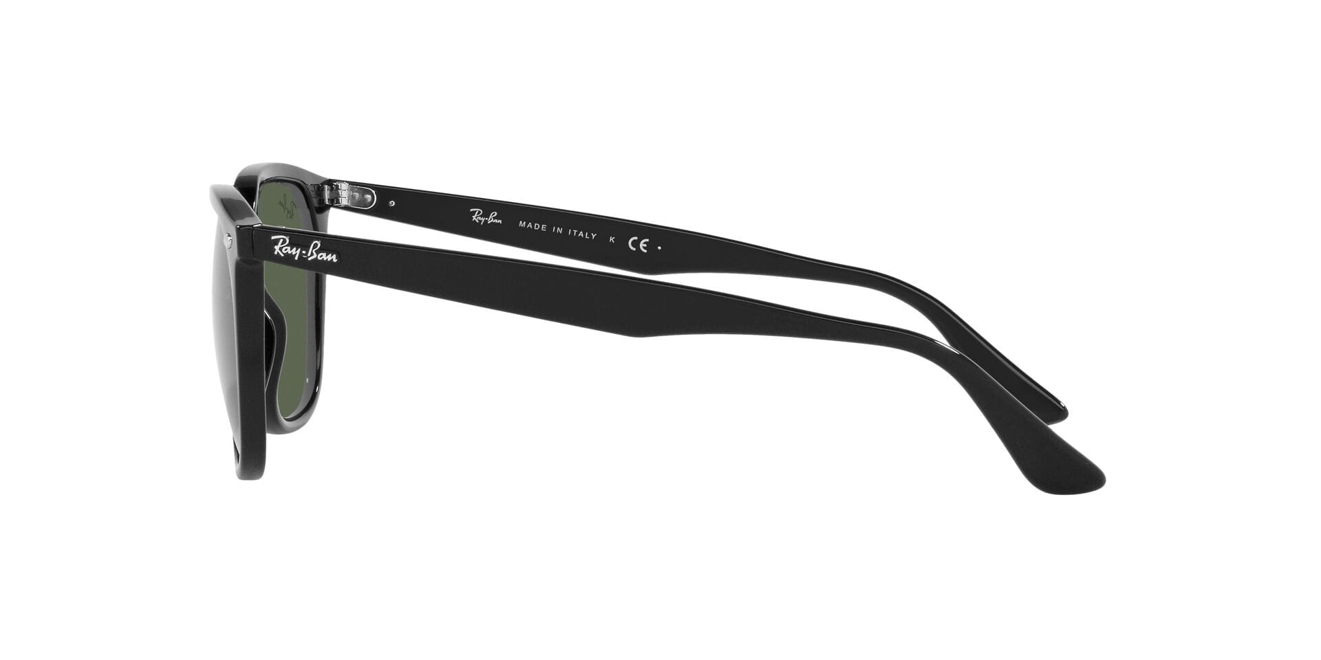 Rayban 0RB4362 Sunglass Black Unisex Full Shell Sunglass — Black frame — view 3