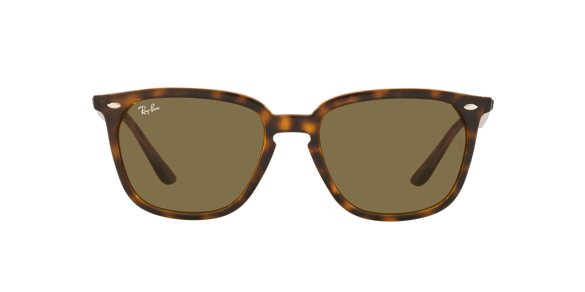 Rayban 0RB4362 Sunglass Tortoise Unisex Full Shell — Black frame