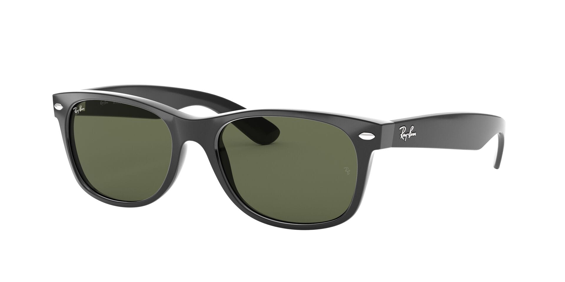 Rayban 0RB2132 Sunglass Black Unisex Full Shell — Black frame