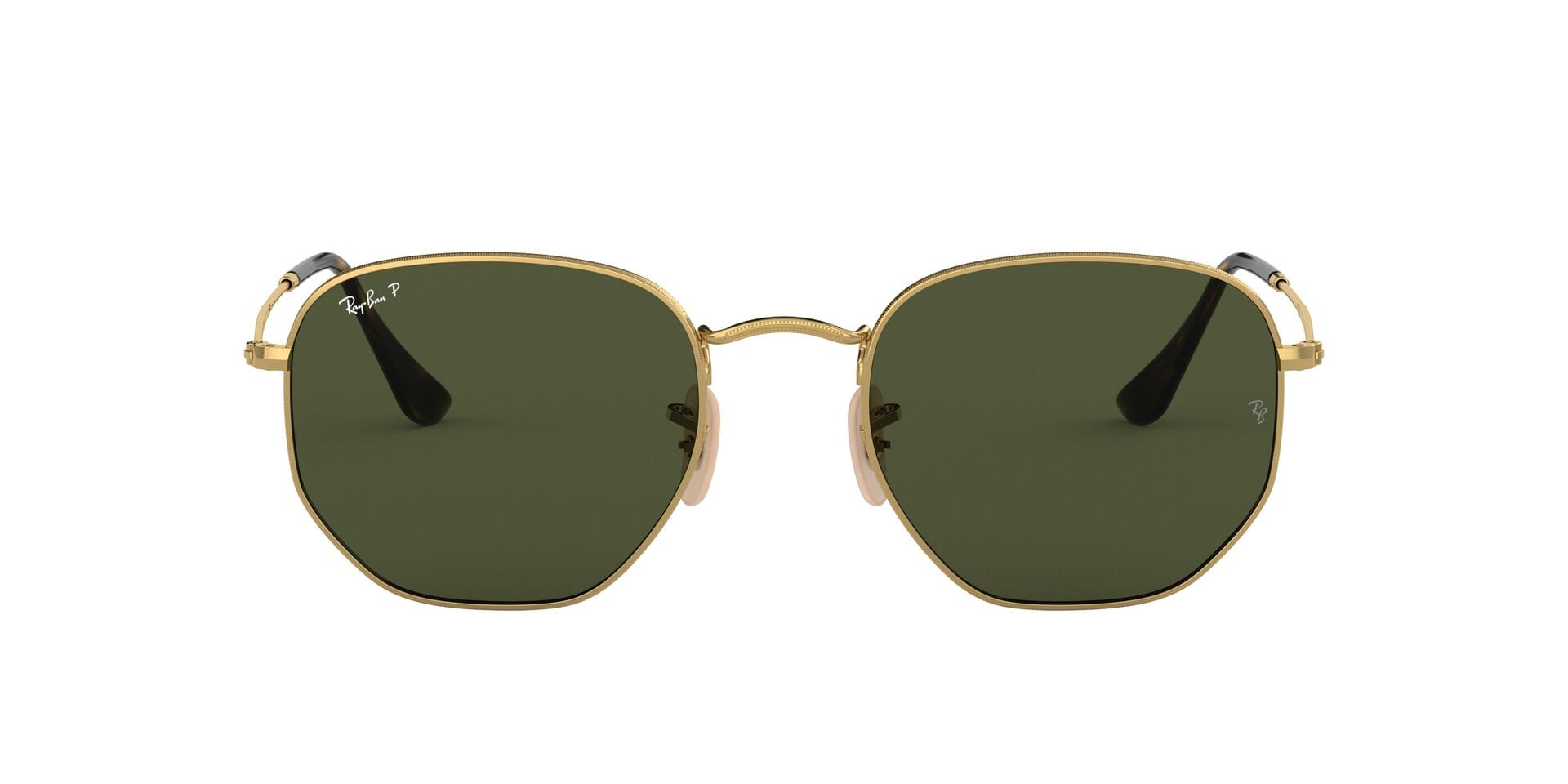 Rayban 0RB3548N Sunglass Gold Unisex Full Metal Sunglass — Gold frame — view 2