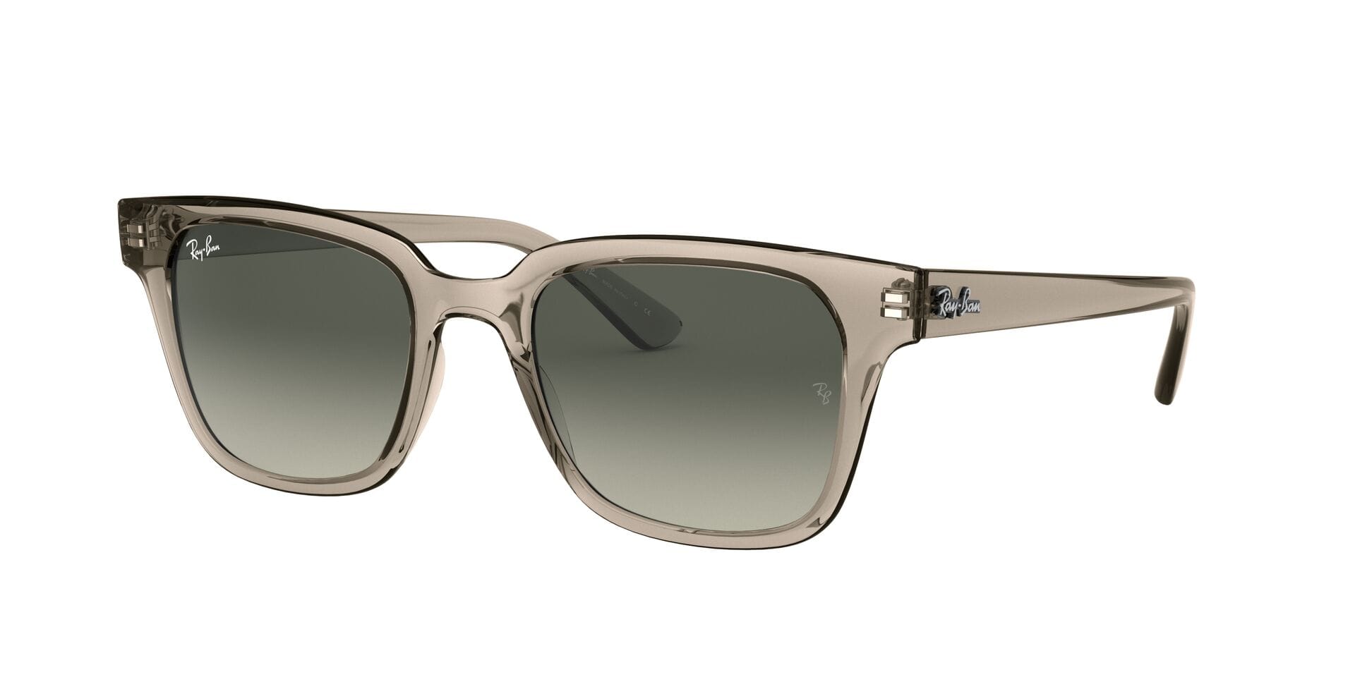 Rayban 0RB4323 Sunglass Transparent Grey Unisex Full Shell — Transparent Grey frame