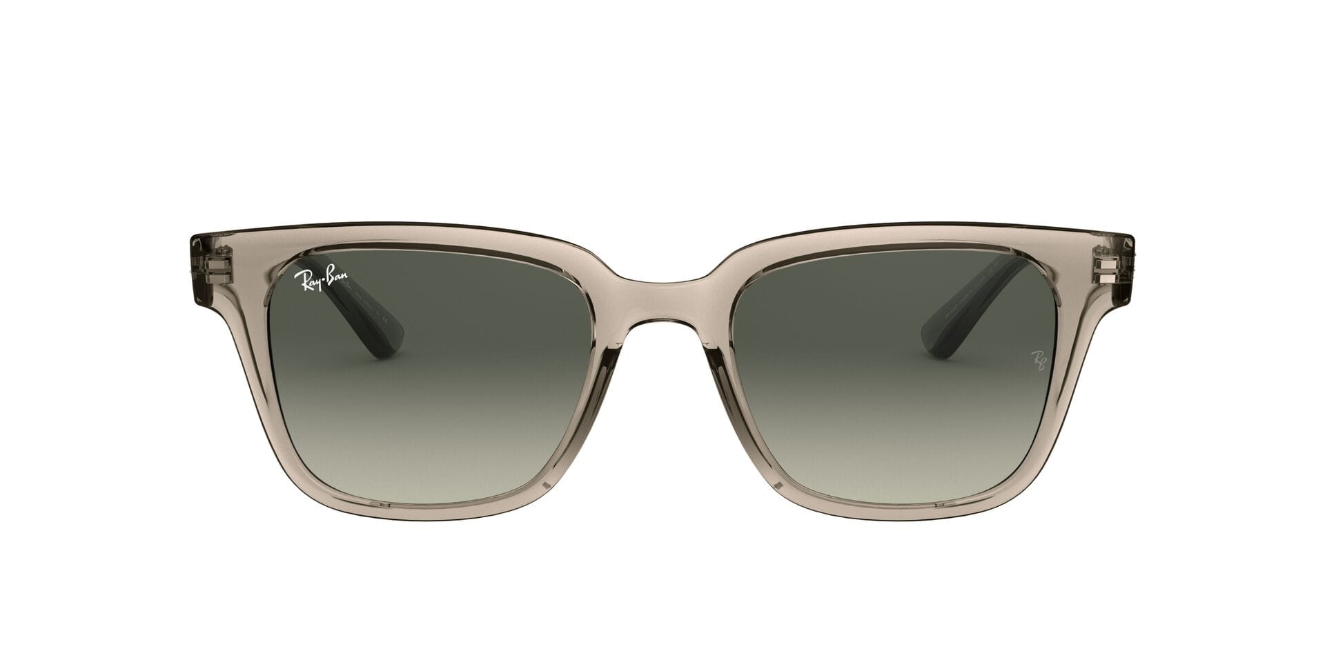 Rayban 0RB4323 Sunglass Transparent Grey Unisex Full Shell Sunglass — Transparent Grey frame — view 2