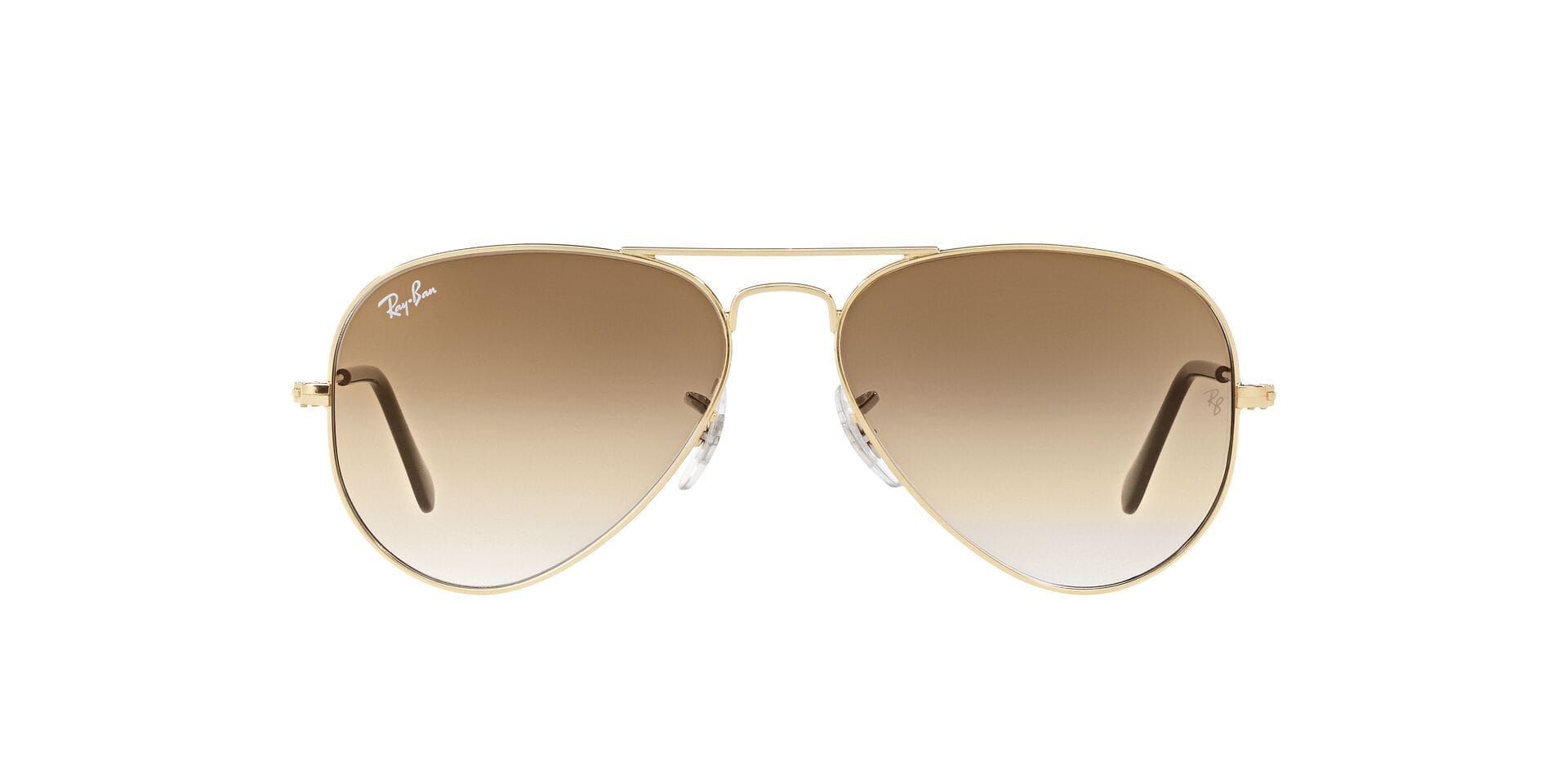 Rayban 0RB3025 Sunglass Gold Unisex Full Metal Sunglass — Gold frame — view 2