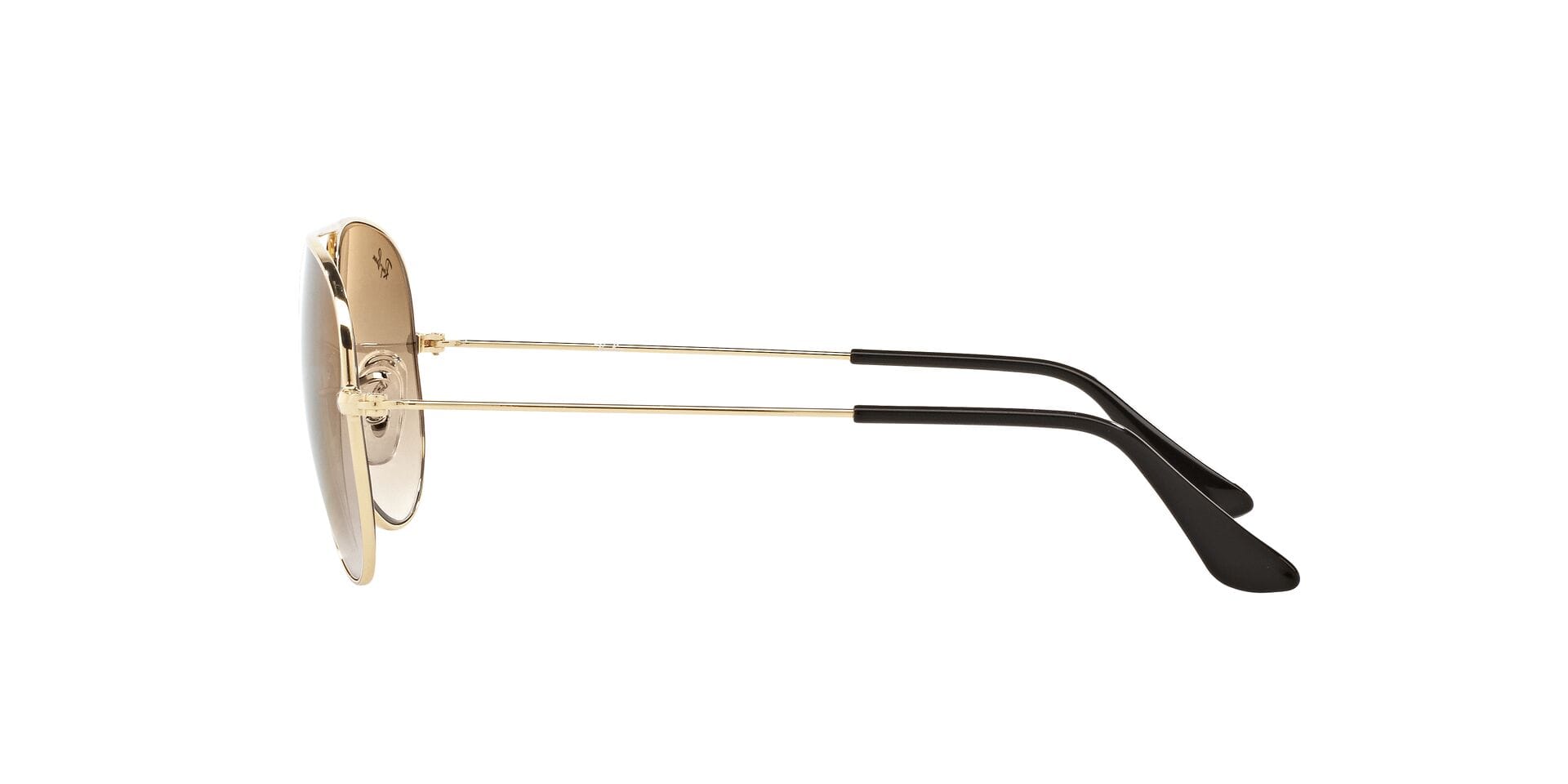 Rayban 0RB3025 Sunglass Gold Unisex Full Metal Sunglass — Gold frame — view 3