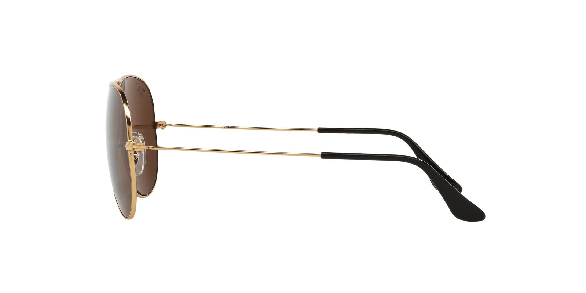 Rayban 0RB3025 Sunglass Gold Unisex Full Metal Sunglass — Gold frame — view 3