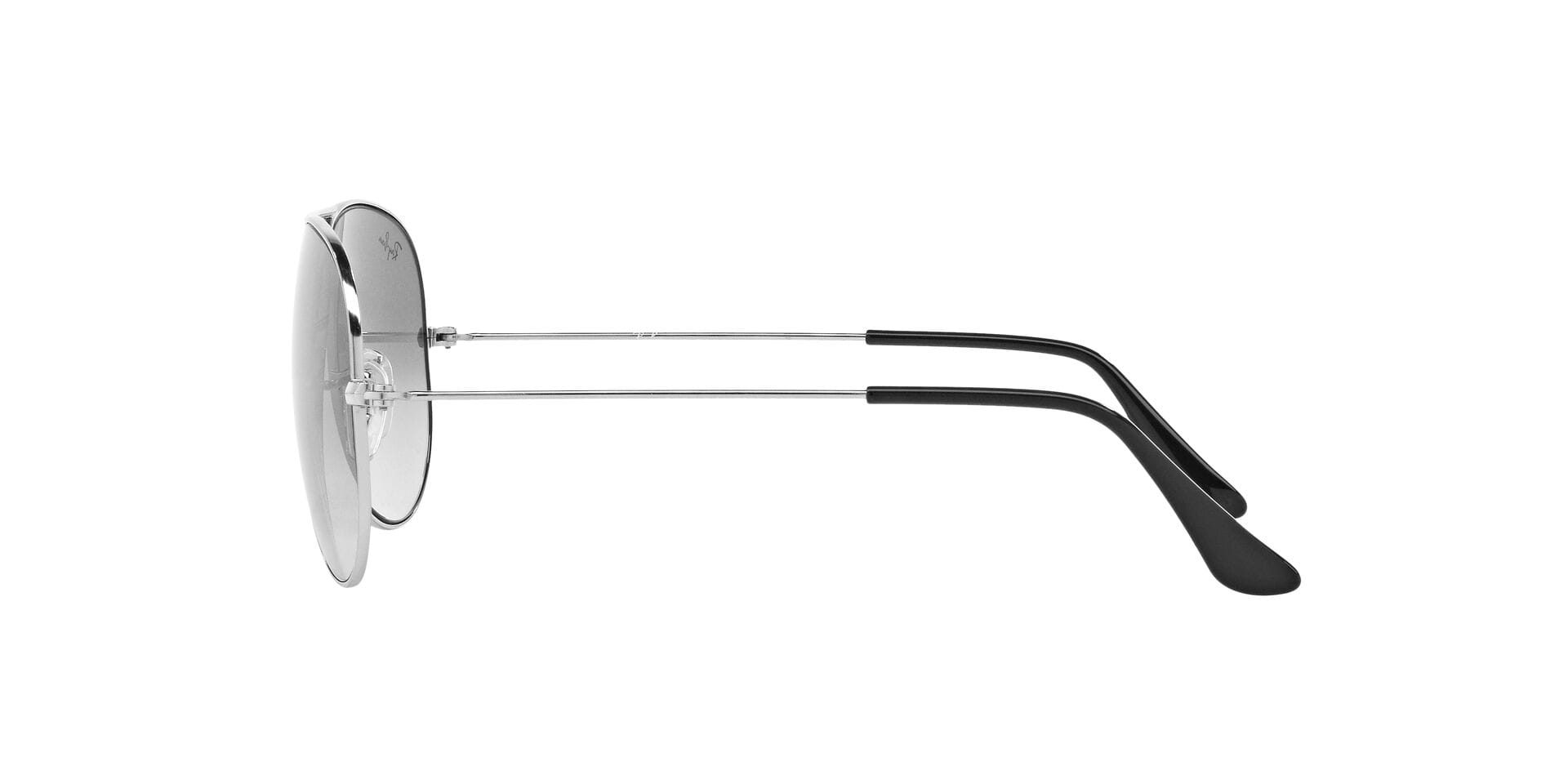 Rayban 0RB3025 Sunglass Silver Unisex Full Metal Sunglass — Silver frame — view 3