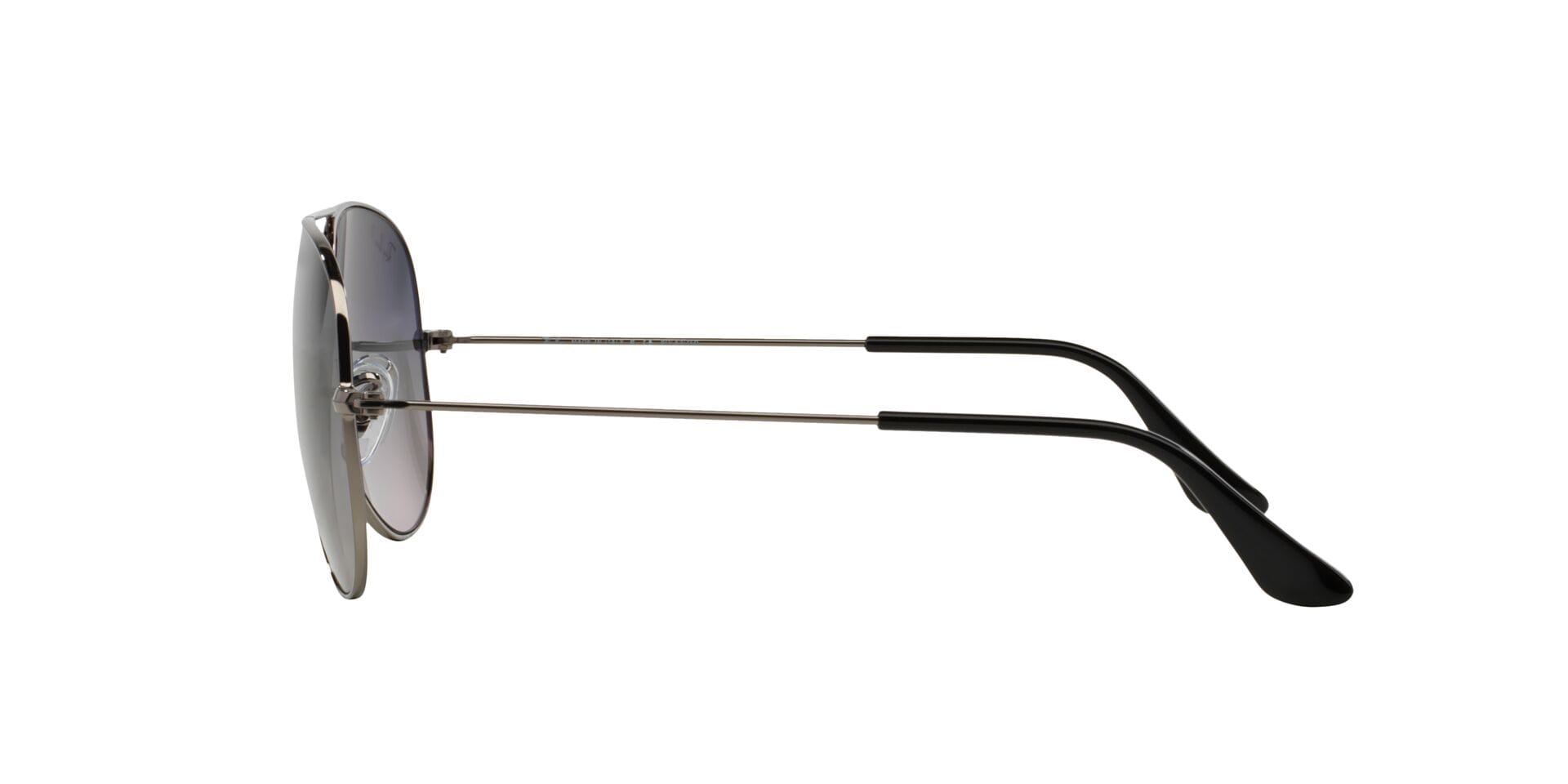Rayban 0RB3025 Sunglass Gun Metal Unisex Full Metal Sunglass — Gun Metal frame — view 3