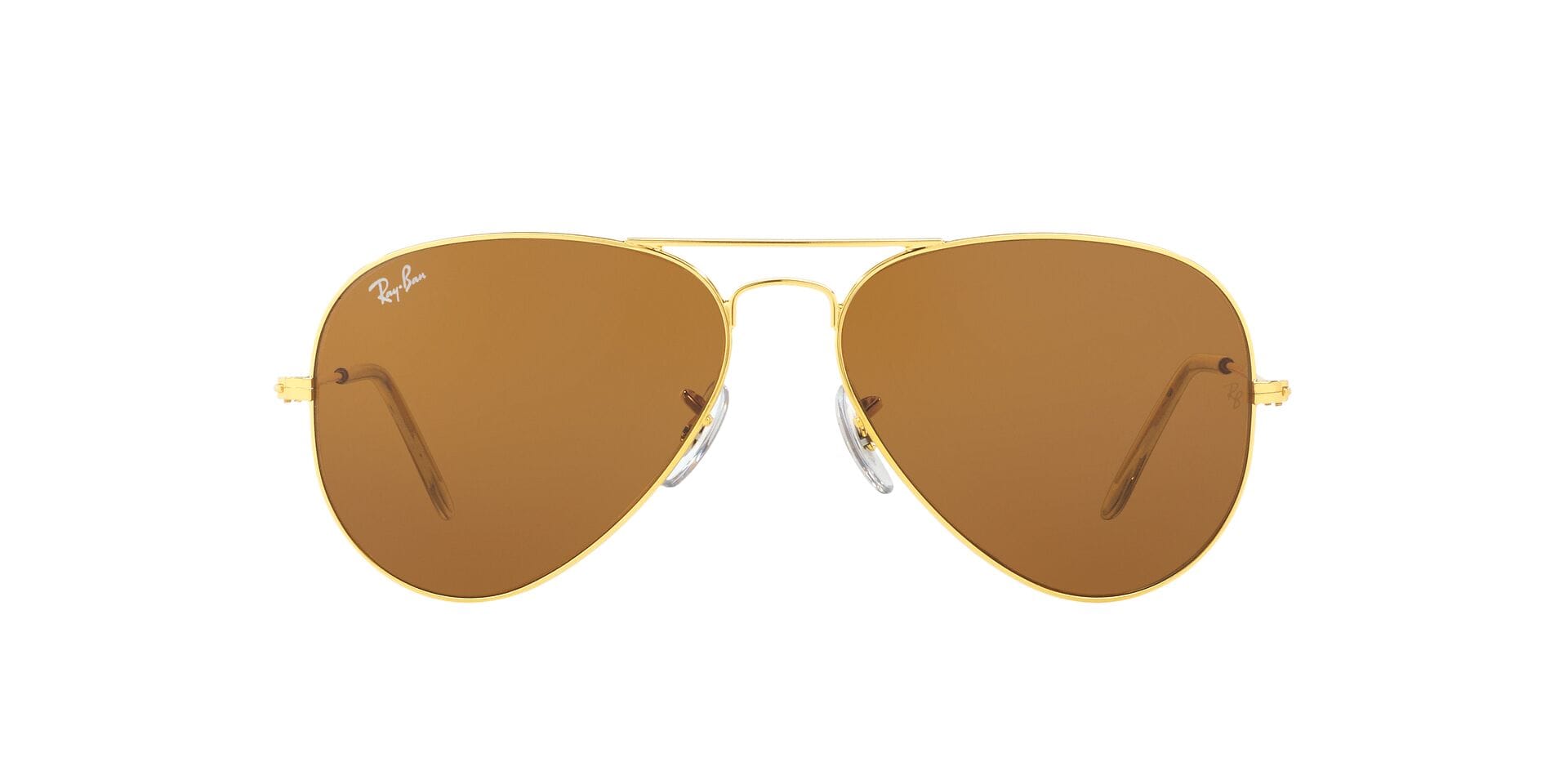 Rayban 0RB3025 Sunglass Gold Unisex Full Metal Sunglass — Gold frame — view 2