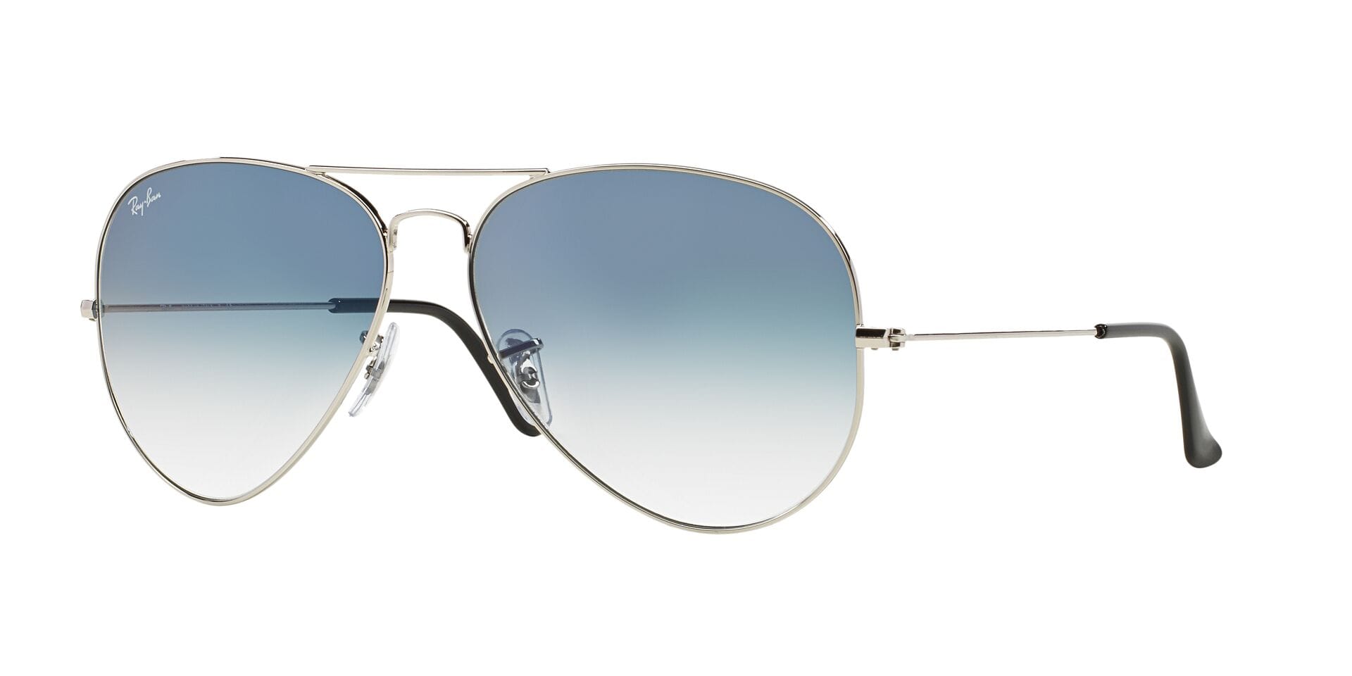 Rayban RB 3025 003/3F 2N AVIATOR LARGE METAL 0RB3025I Sunglass Silv — Gun Metal frame