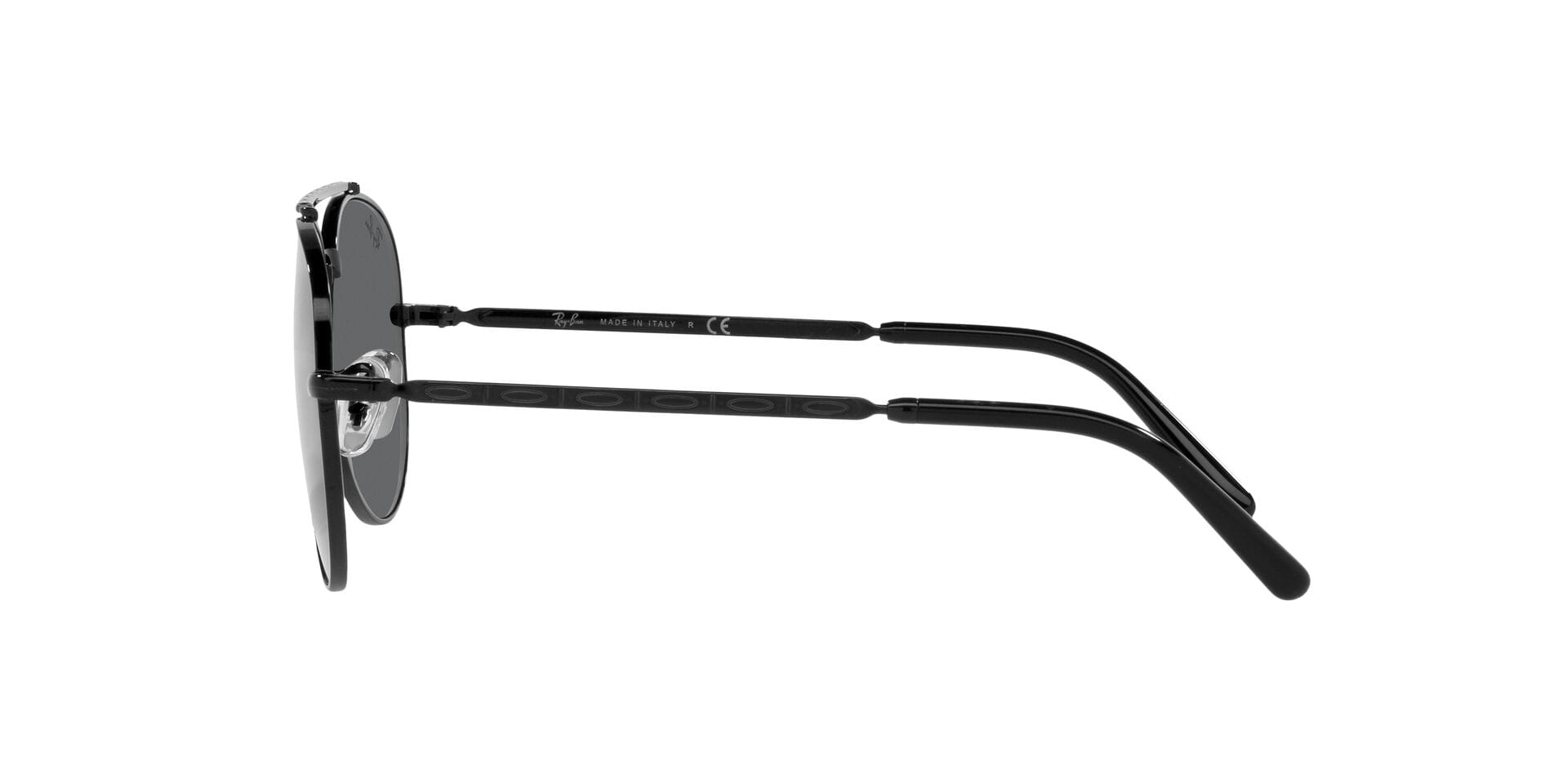 Rayban 0RB3625 Sunglass Black Male Full Metal Sunglass — Black frame — view 3