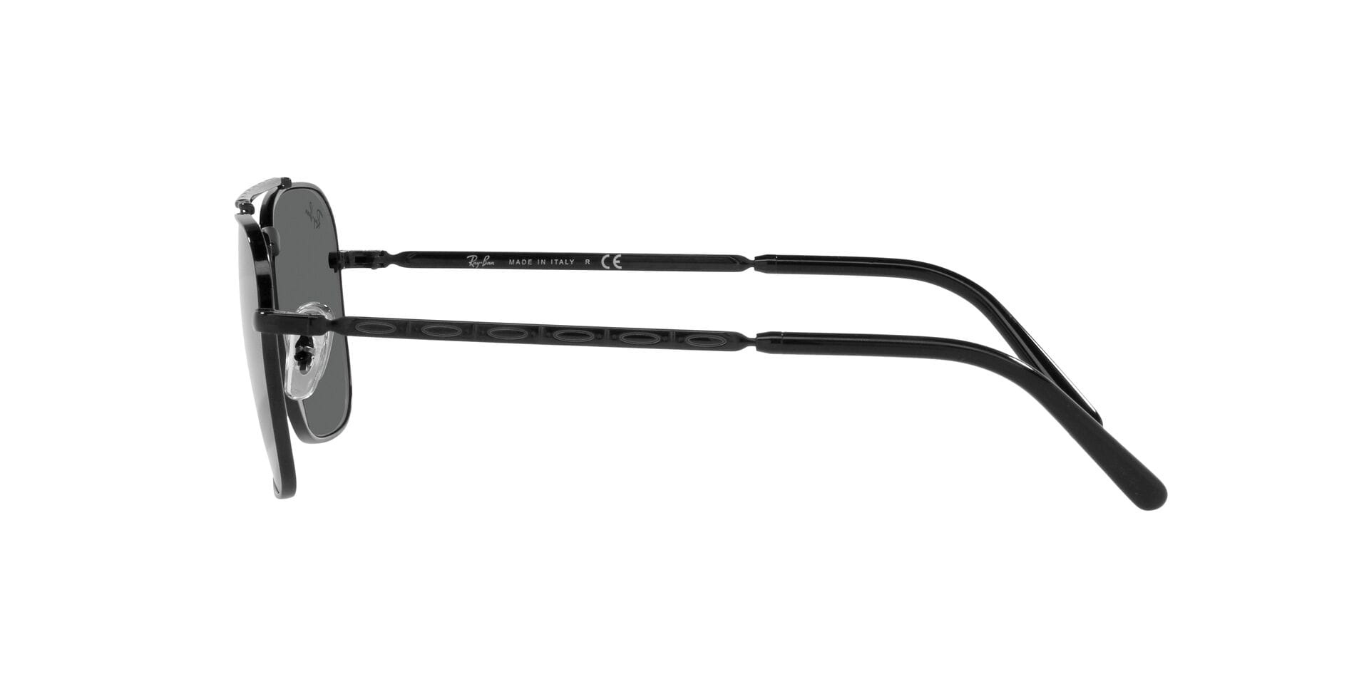 Rayban 0RB3636 Sunglass Black Male Full Metal Sunglass — Black frame — view 3