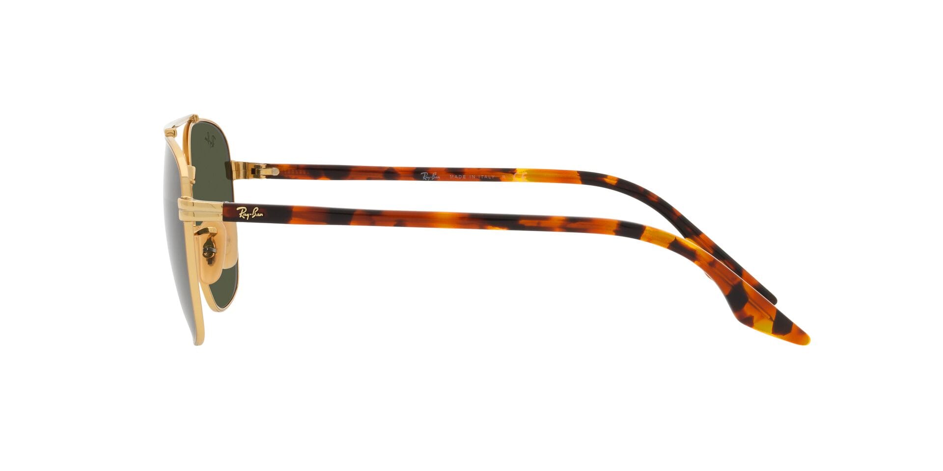Rayban 0RB3688 Sunglass Gold Male Full Shell Sunglass — Gold frame — view 3