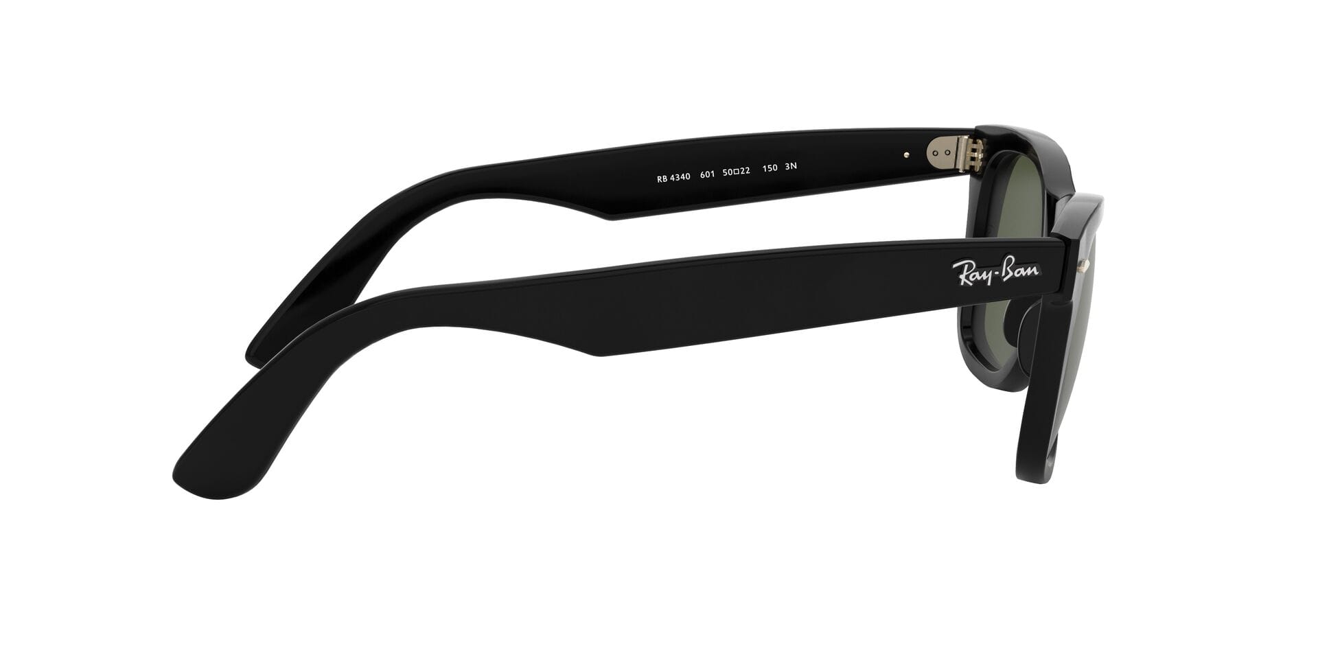 Rayban RB 4340 601 3N WAYFARER 0RB4340 Sunglass Black Unisex Full S Sunglass — Black frame — view 10