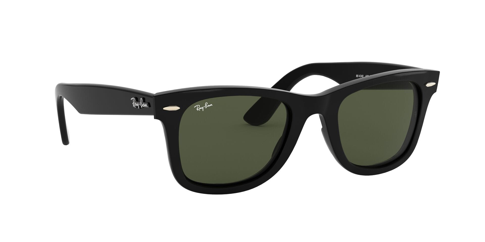 Rayban RB 4340 601 3N WAYFARER 0RB4340 Sunglass Black Unisex Full S Sunglass — Black frame — view 12