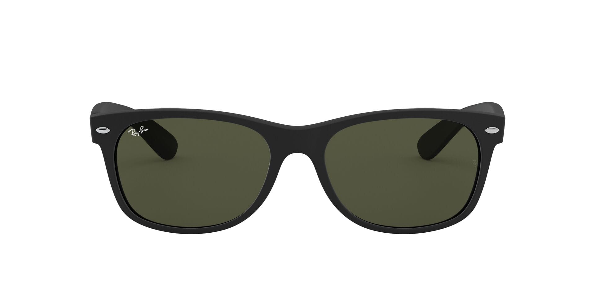 Rayban 0RB2132 Sunglass Black Male Full Shell Sunglass — Black frame — view 2