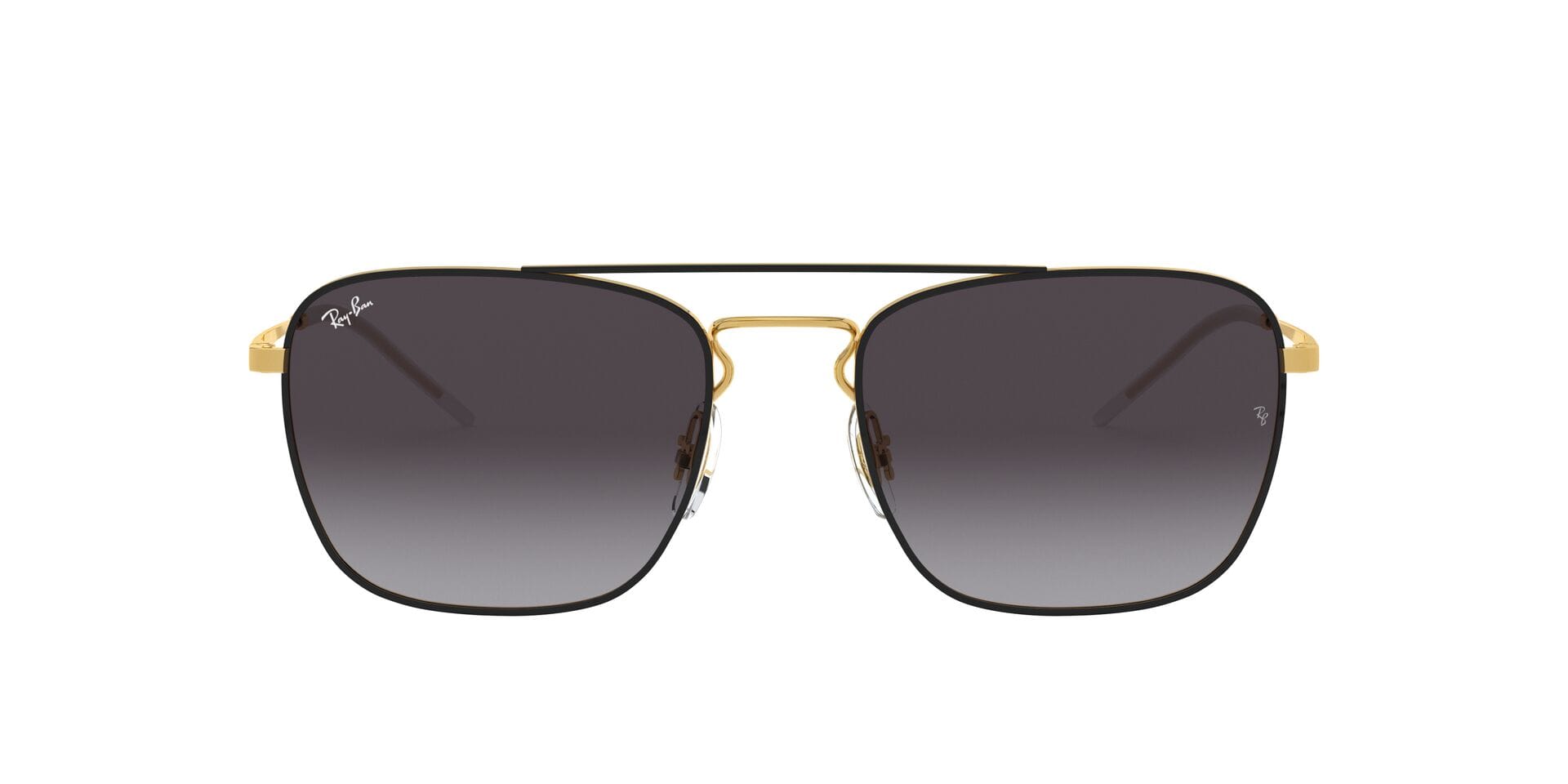 Rayban 0RB3588 Sunglass Black Male Full Metal Sunglass — view 2