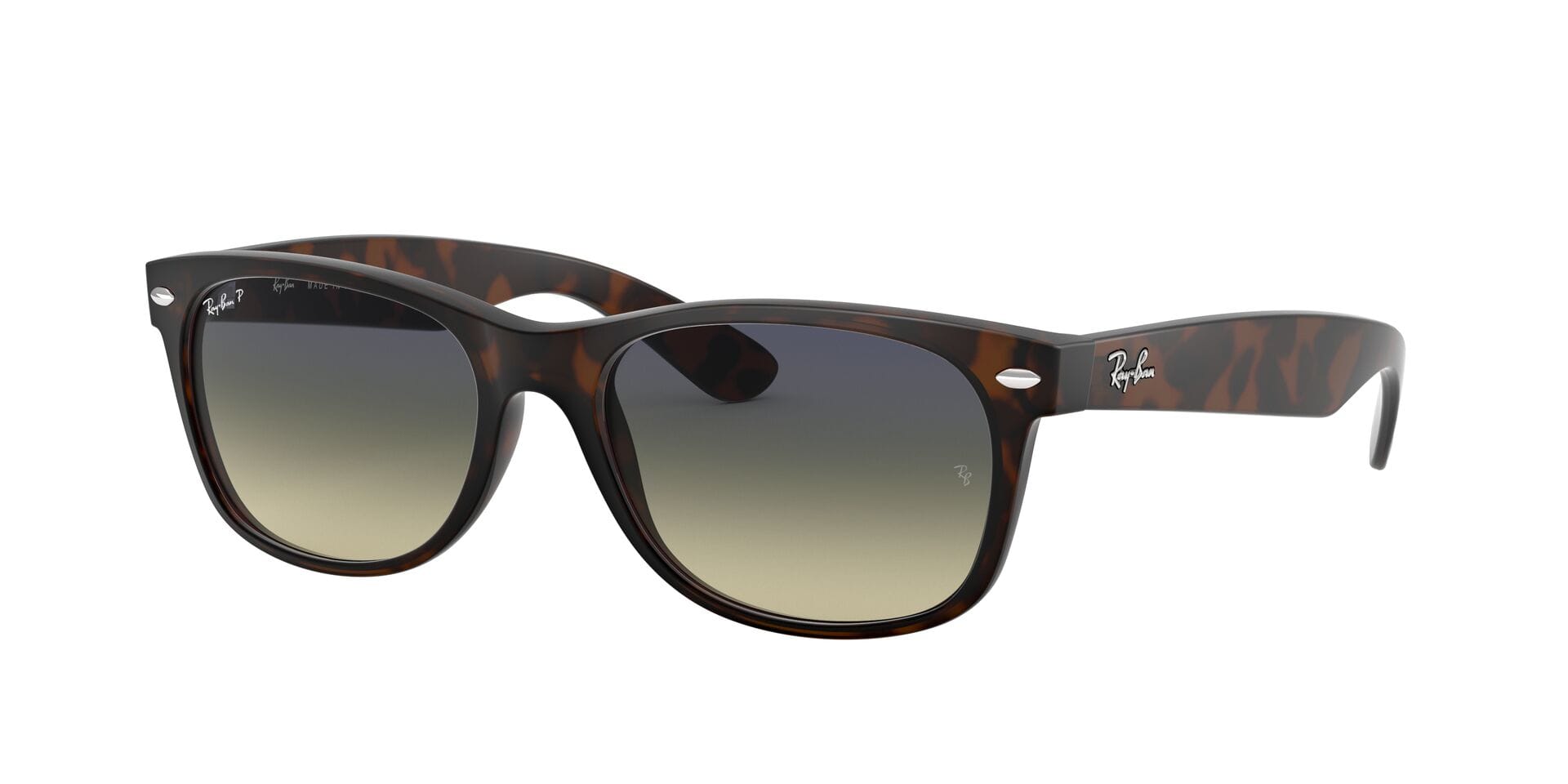 Rayban RB 2132 894/76 3P NEW WAYFARER 0RB2132 Sunglass Brown Unisex — Black frame