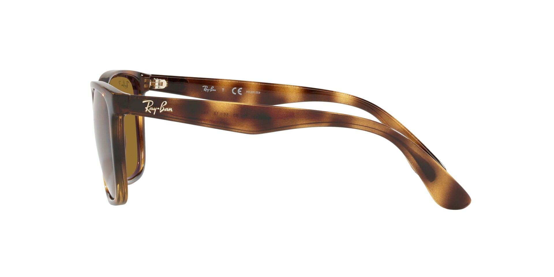 Rayban 0RB4349I Sunglass Havana Male Full Shell Sunglass — Havana frame — view 3