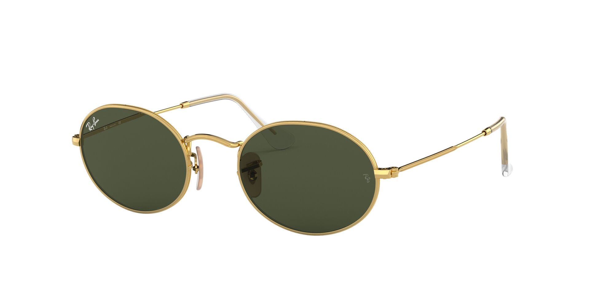 Rayban 0RB3547 Sunglass Gold Unisex Full Metal Sunglass — Gold frame — view 2
