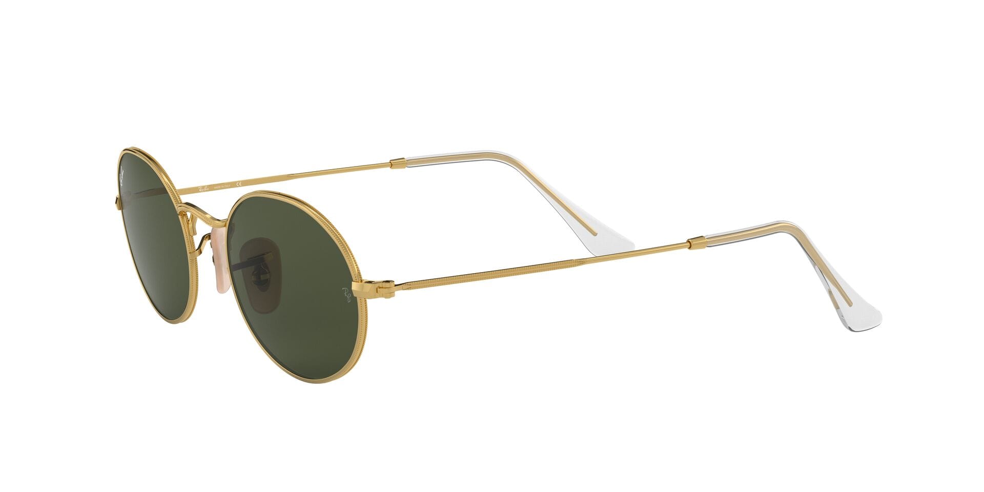 Rayban 0RB3547 Sunglass Gold Unisex Full Metal Sunglass — Gold frame — view 3