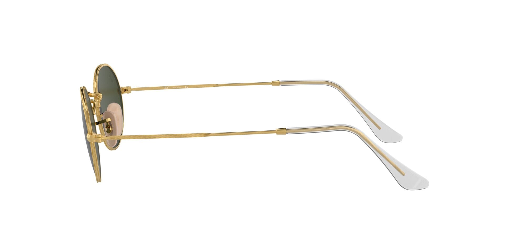 Rayban 0RB3547 Sunglass Gold Unisex Full Metal Sunglass — Gold frame — view 4