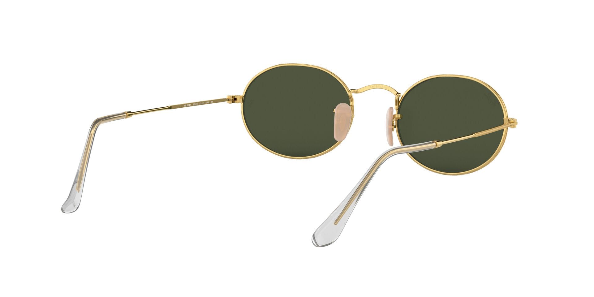 Rayban 0RB3547 Sunglass Gold Unisex Full Metal Sunglass — Gold frame — view 8