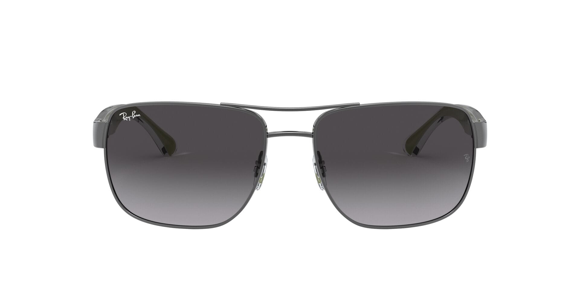 Rayban 0RB3530 Sunglass Gun Metal Male Full Shell Sunglass — Gun Metal frame — view 2