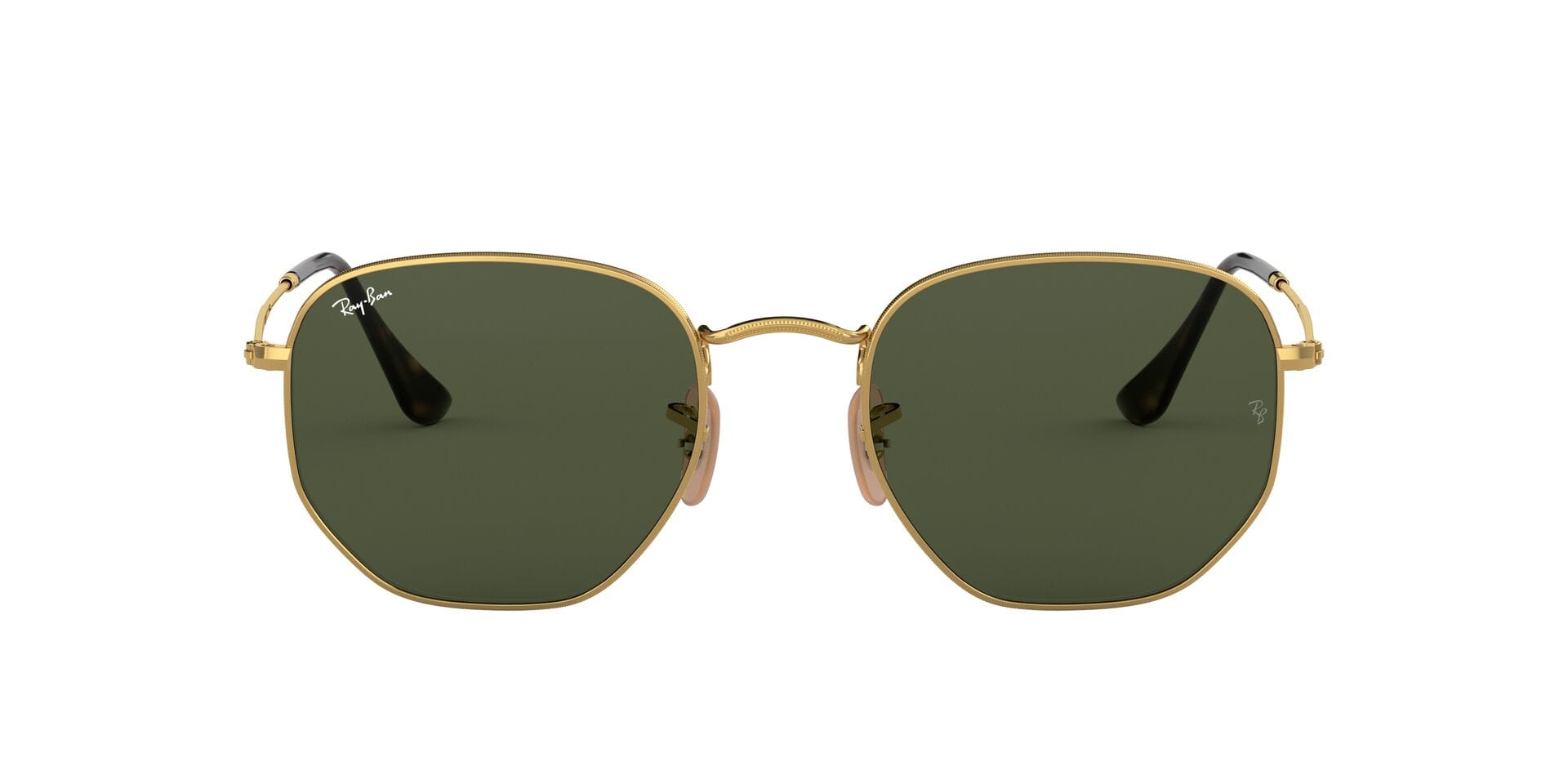 Rayban 0RB3548N Sunglass Gold Unisex Full Metal Sunglass — Gold frame — view 2