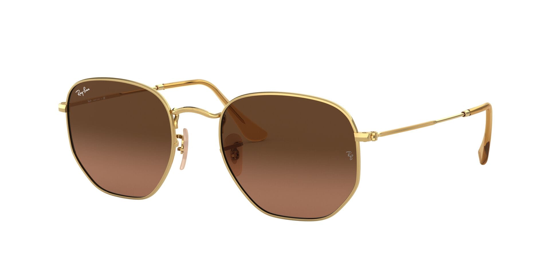 Rayban 0RB3548N Sunglass Gold Unisex Metal Metal — Gold frame