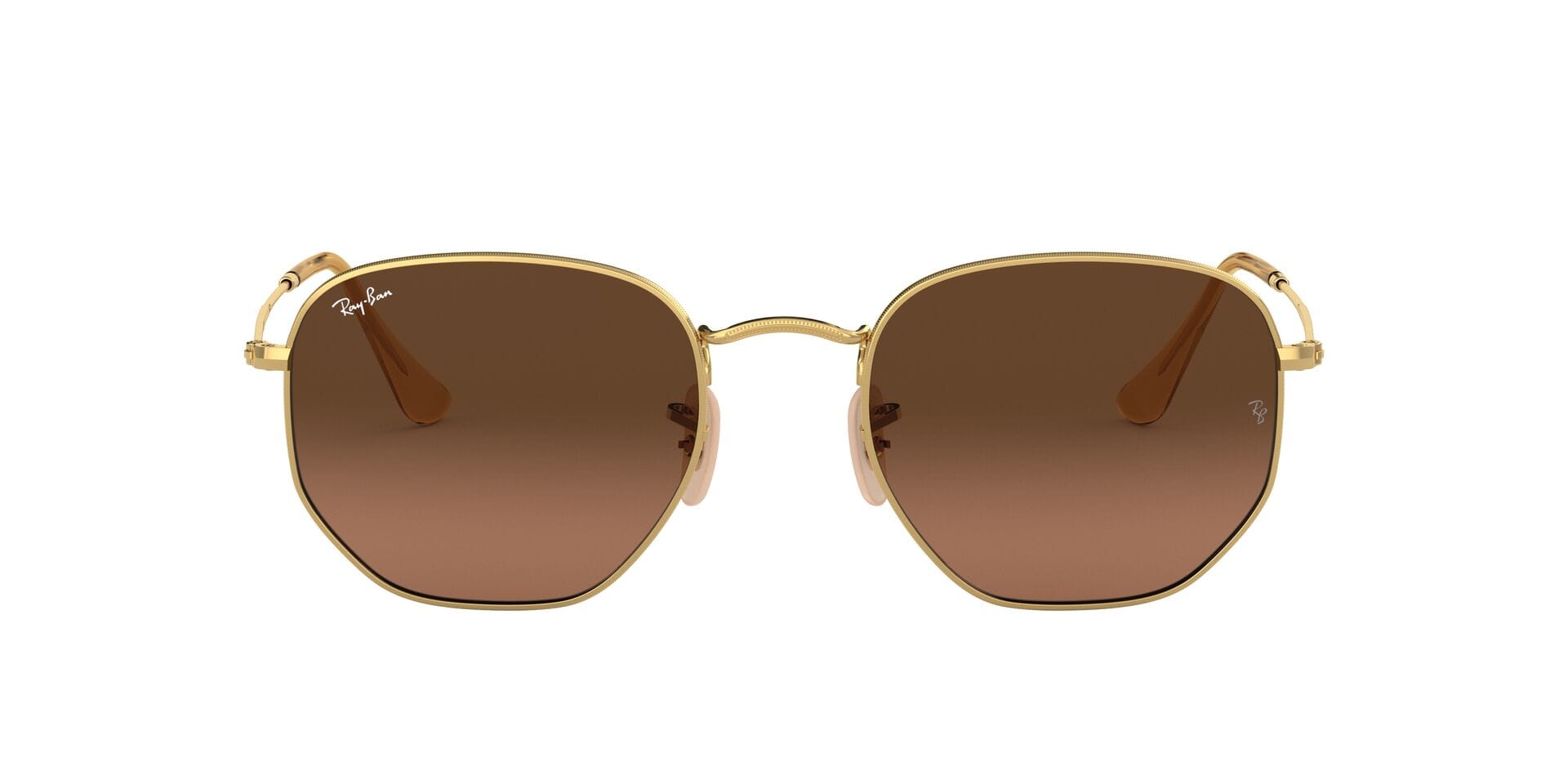Rayban 0RB3548N Sunglass Gold Unisex Metal Metal Sunglass — Gold frame — view 2
