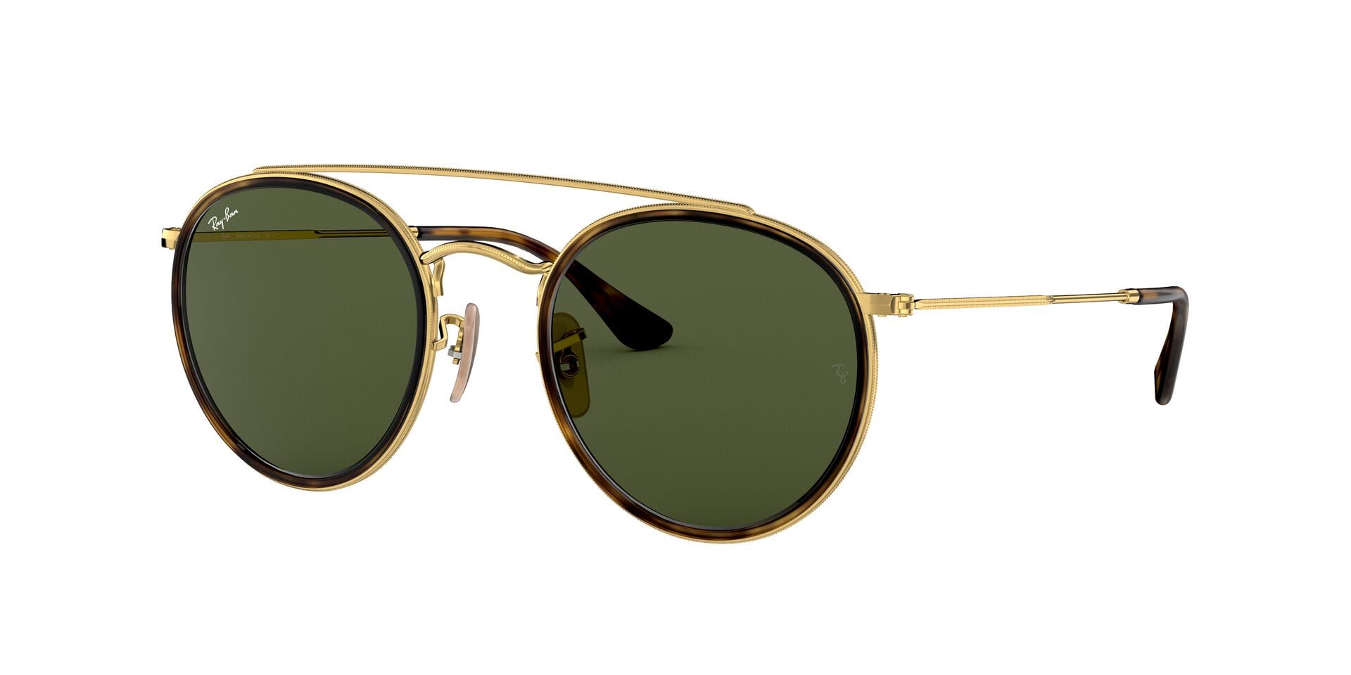 Rayban 0RB3647N Sunglass Gold Unisex Full Metal — Gold frame