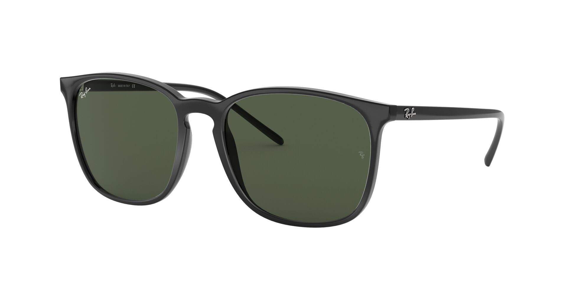 Rayban 0RB4387 Sunglass Black Unisex Full Shell — Black frame