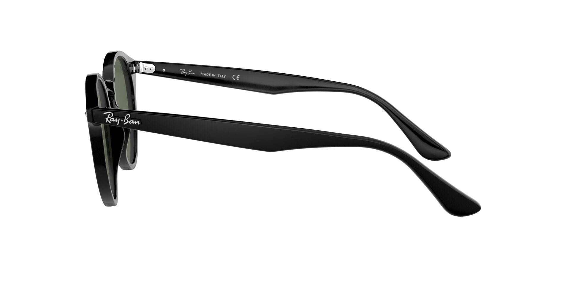 Rayban 0RB2180 Sunglass Black Unisex Full Shell Sunglass — Black frame — view 3