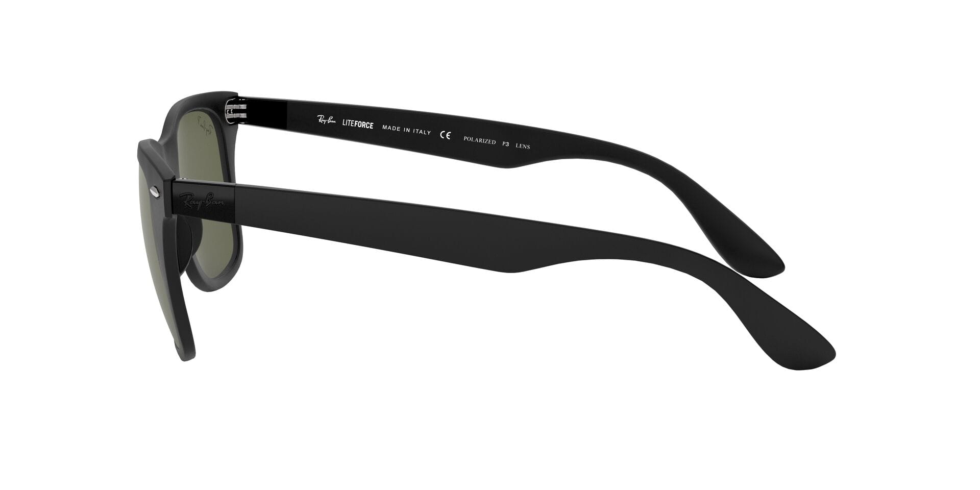 Rayban 0RB4195 Sunglass Matt Black Male Full Shell Sunglass — Matt Black frame — view 3