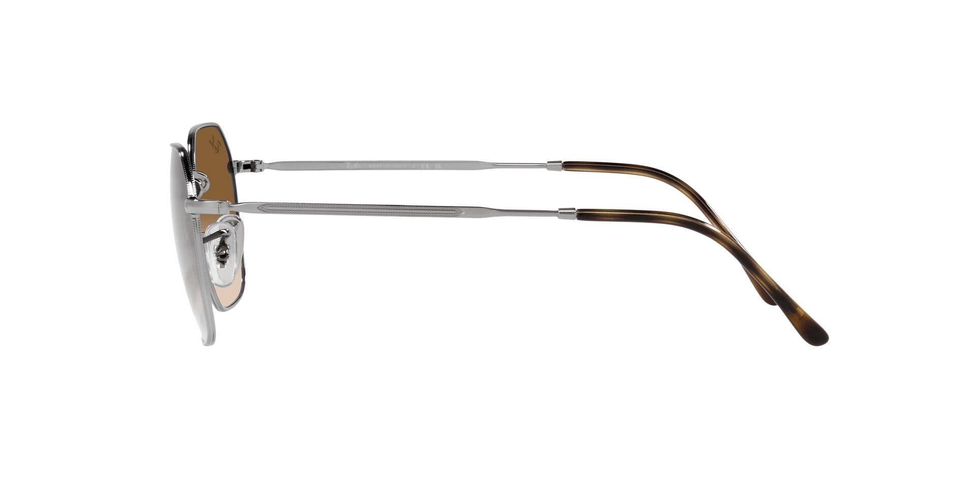 Rayban 0RB3694 Sunglass Grey Male Full Metal Sunglass — Grey frame — view 3